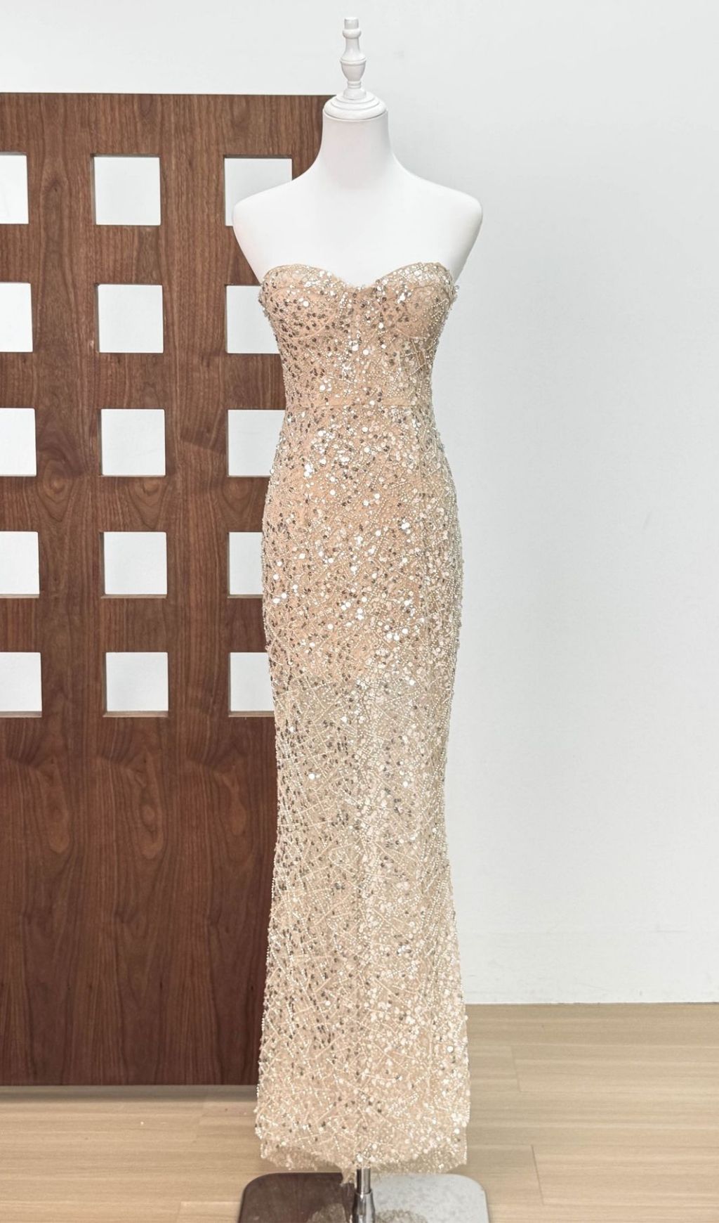 ca089dd148c822557912e994c4215492.jpg Fashionslee Women Jair Strapless Sequin Gown