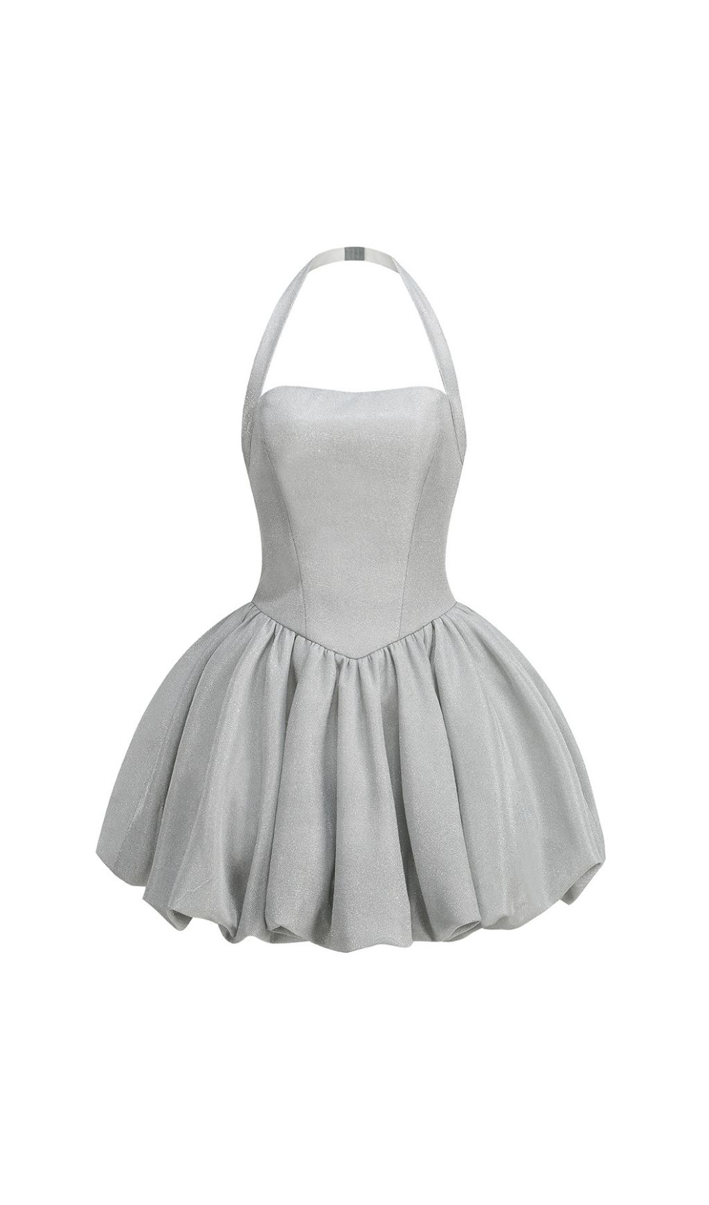 ca70fdcf898abe14435f863998bdcfaf.jpg Fashionslee Women Jerrod Grey Halter Mini Dress