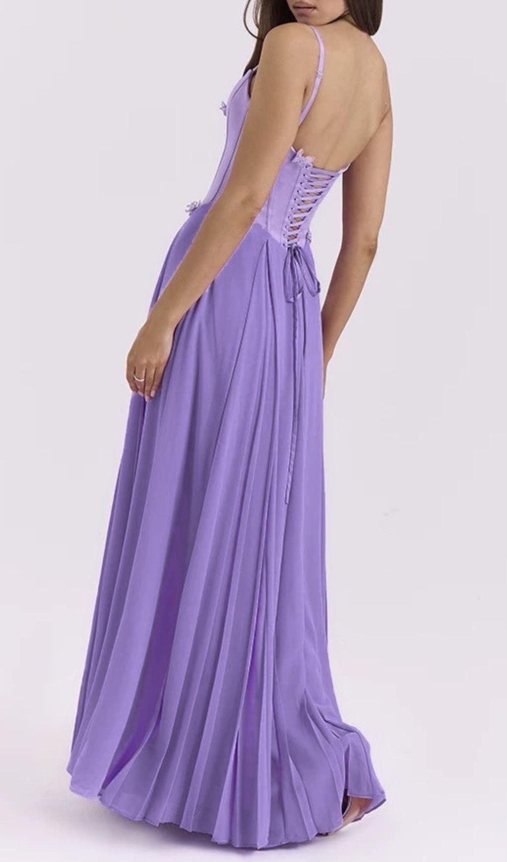 VITAL MESH CORSET MAXI DRESS - OWNCI VITAL MESH CORSET MAXI DRESS - OWNCI