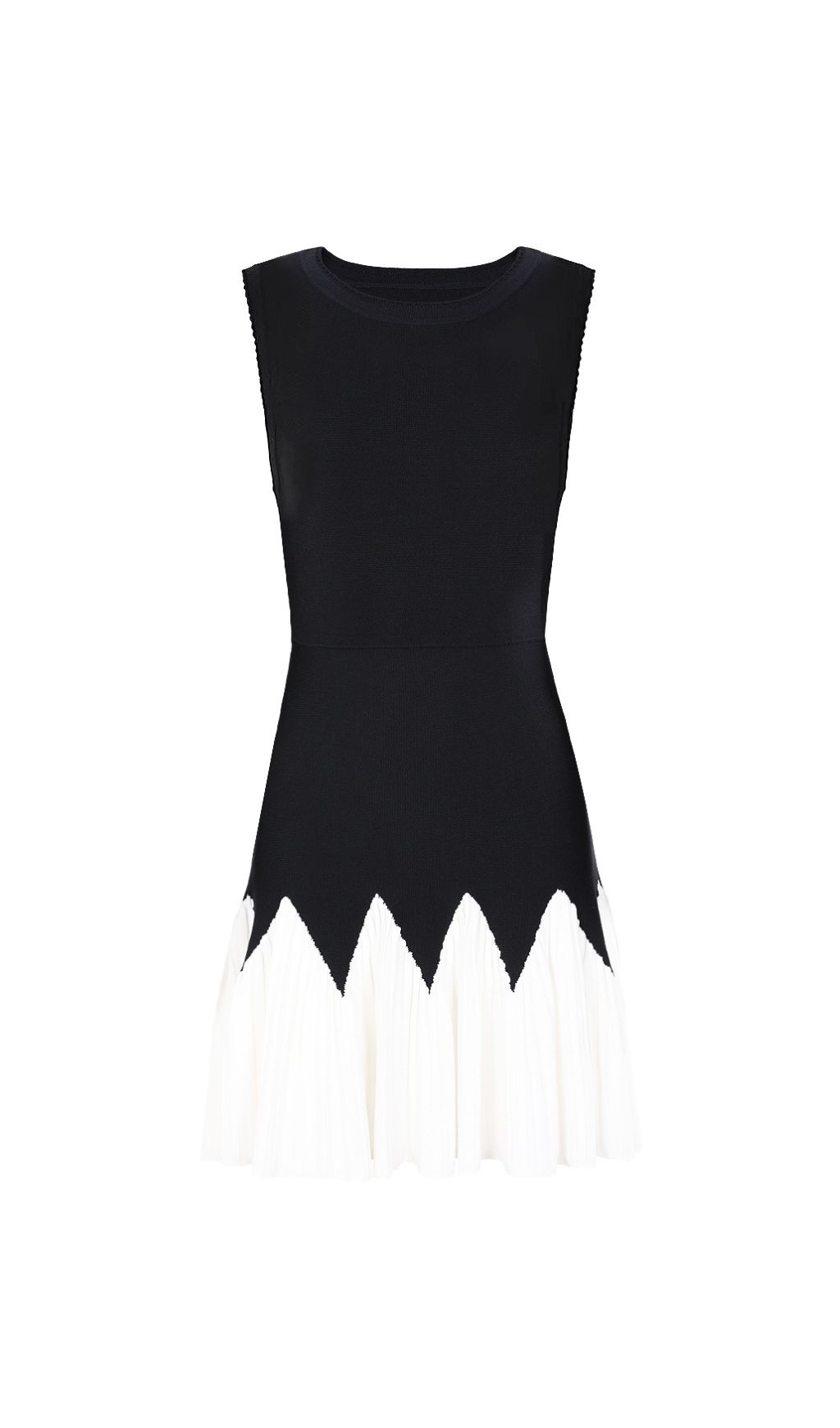 Fashionslee Women Julinka Knit Pleated Mini Dress