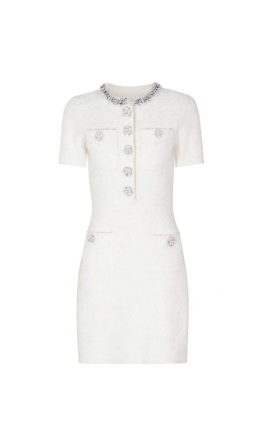 Fashionslee Women Karsyn Diamante Knit Mini Dress