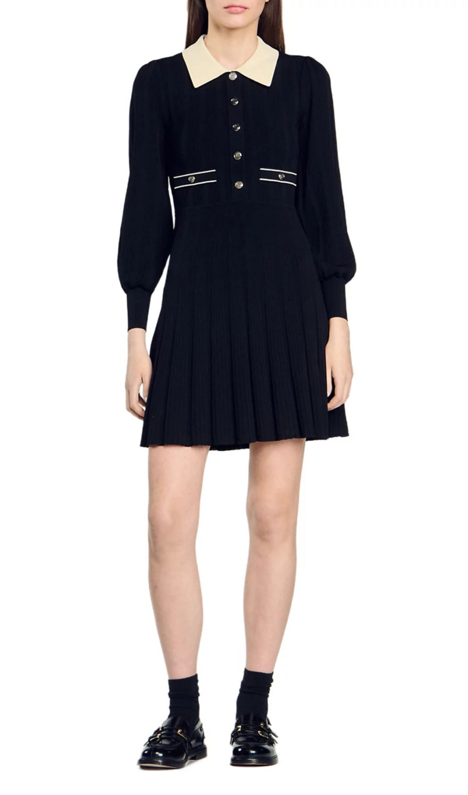 Fashionslee Women Lison Short Knit Dress