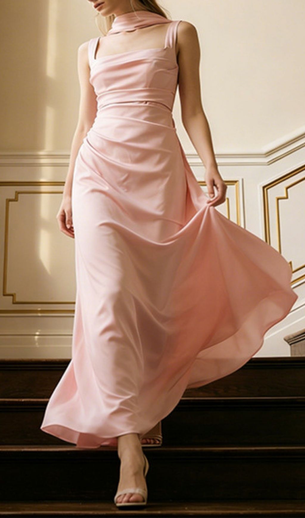 cc4f2ebd683fd05120a988d920cd8b20.jpg Fashionslee Women Kendria Pink Strappy Maxi Dress