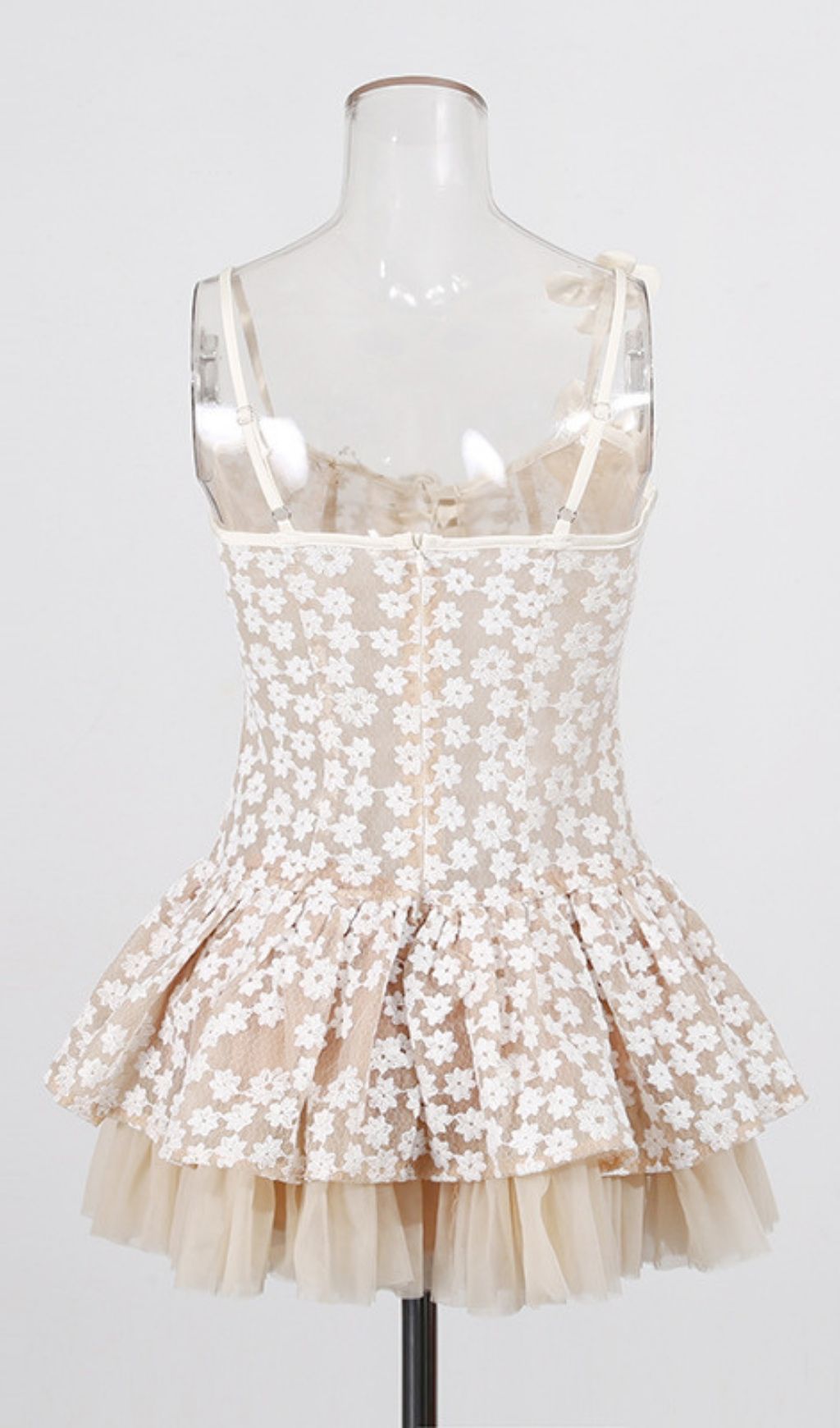 cc63082efb6a98fa6139adac559de5b6.jpg Fashionslee Women Kerstin Floral Mesh Mini Dress