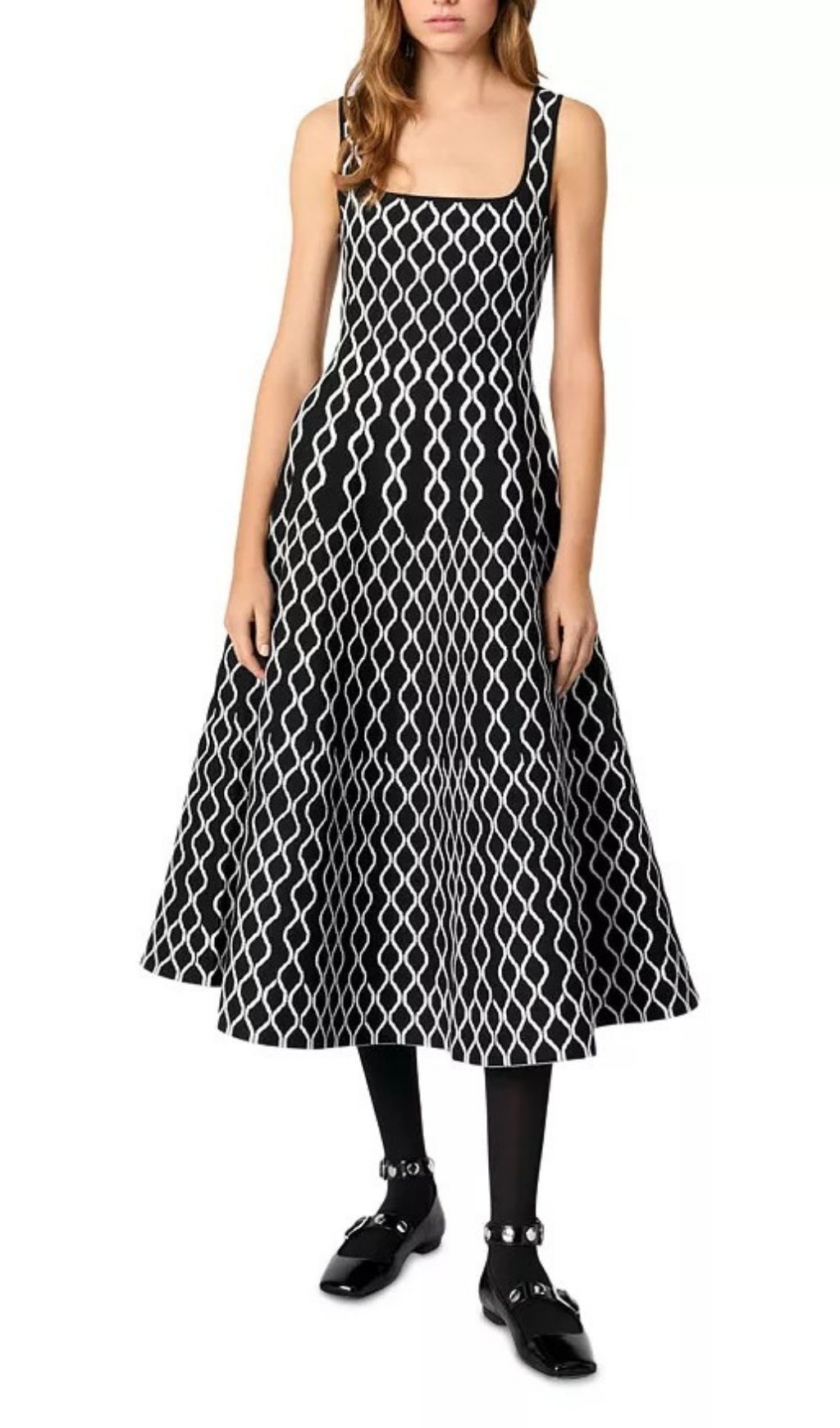 JACQUARD MUST-HAVE MIDI DRESS - OWNCI JACQUARD MUST-HAVE MIDI DRESS - OWNCI