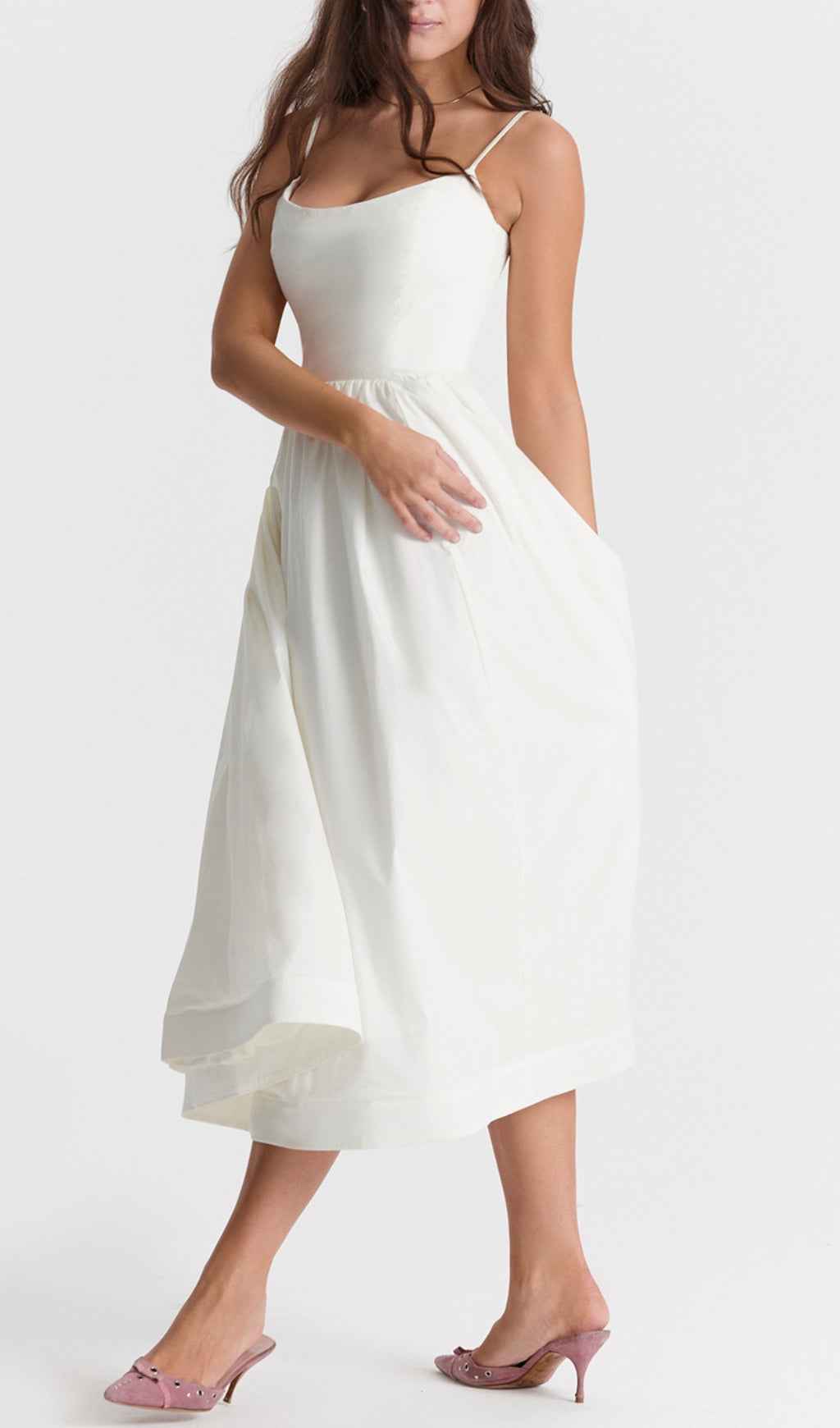 cc926e998cb849876700a951e3dc7965.jpeg Fashionslee Women Ivory Corset Sundress