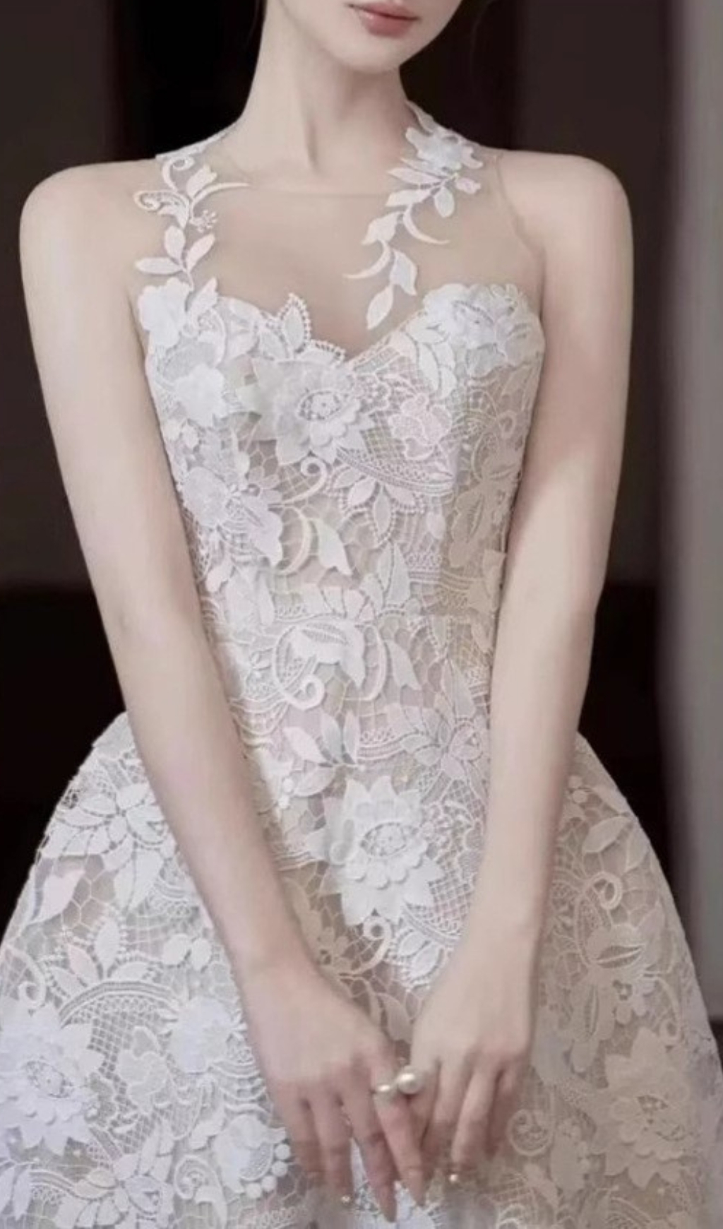 cceedc60dd50dca7d113b15c3c0085e1.jpg Fashionslee Women Chanson White Flower Embroidery Midi Dress