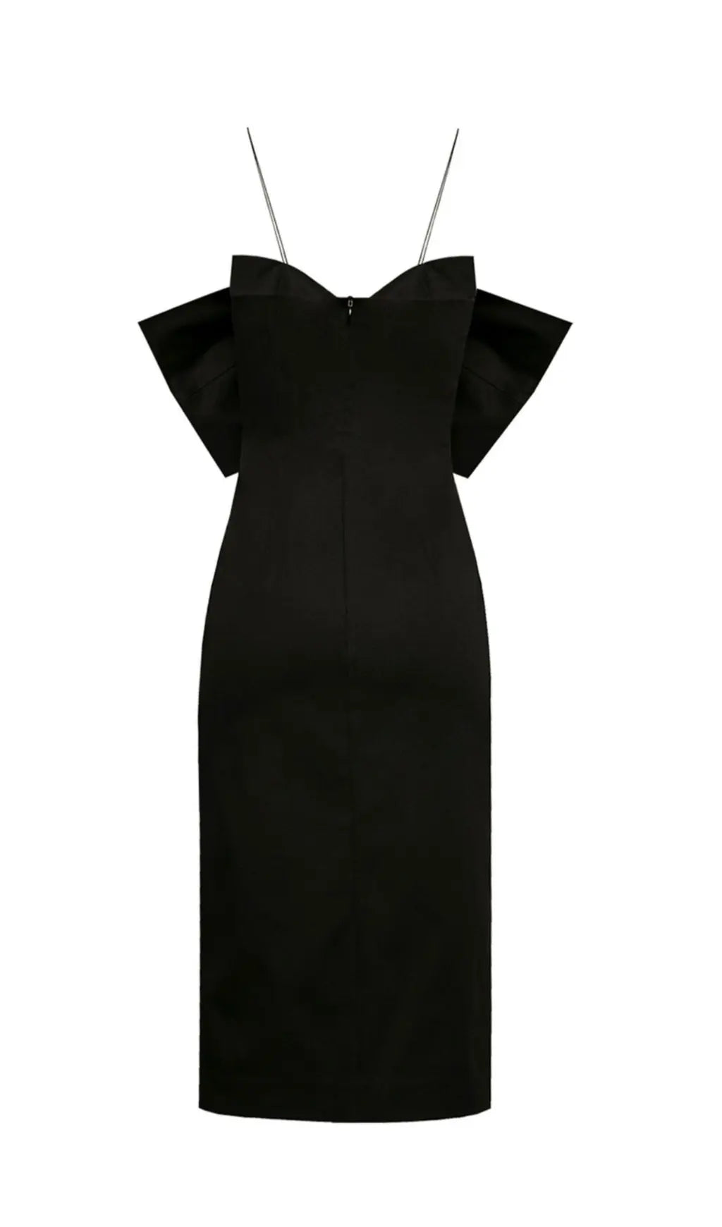 TRENDING BOW SUSPENDER DRESS BLACK - OWNCI TRENDING BOW SUSPENDER DRESS BLACK - OWNCI