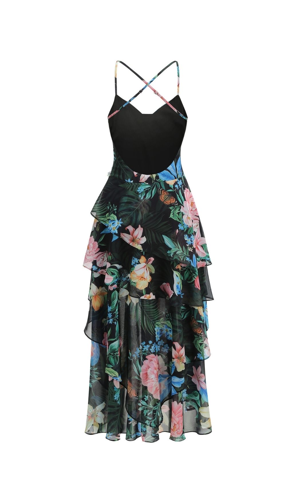 cd182a361114bf2b174e1ef3f28d41ca.jpg Fashionslee Women Kinnia Printed Backless Maxi Dress