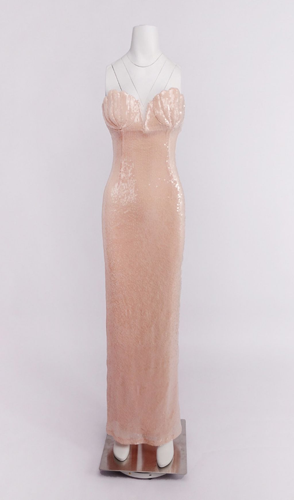 Fashionslee Women Kathya Strapless Sequin Maxi Dress