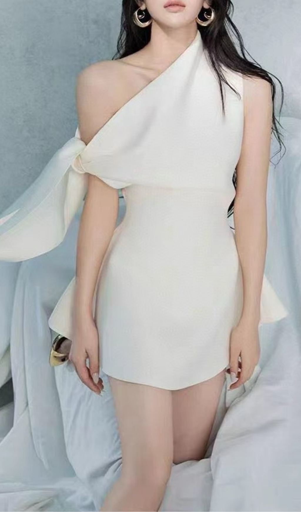 cd7fdbb676dc0b7b1ff1dee54135762c.jpg Fashionslee Women Ercilia Knot Mini Dress