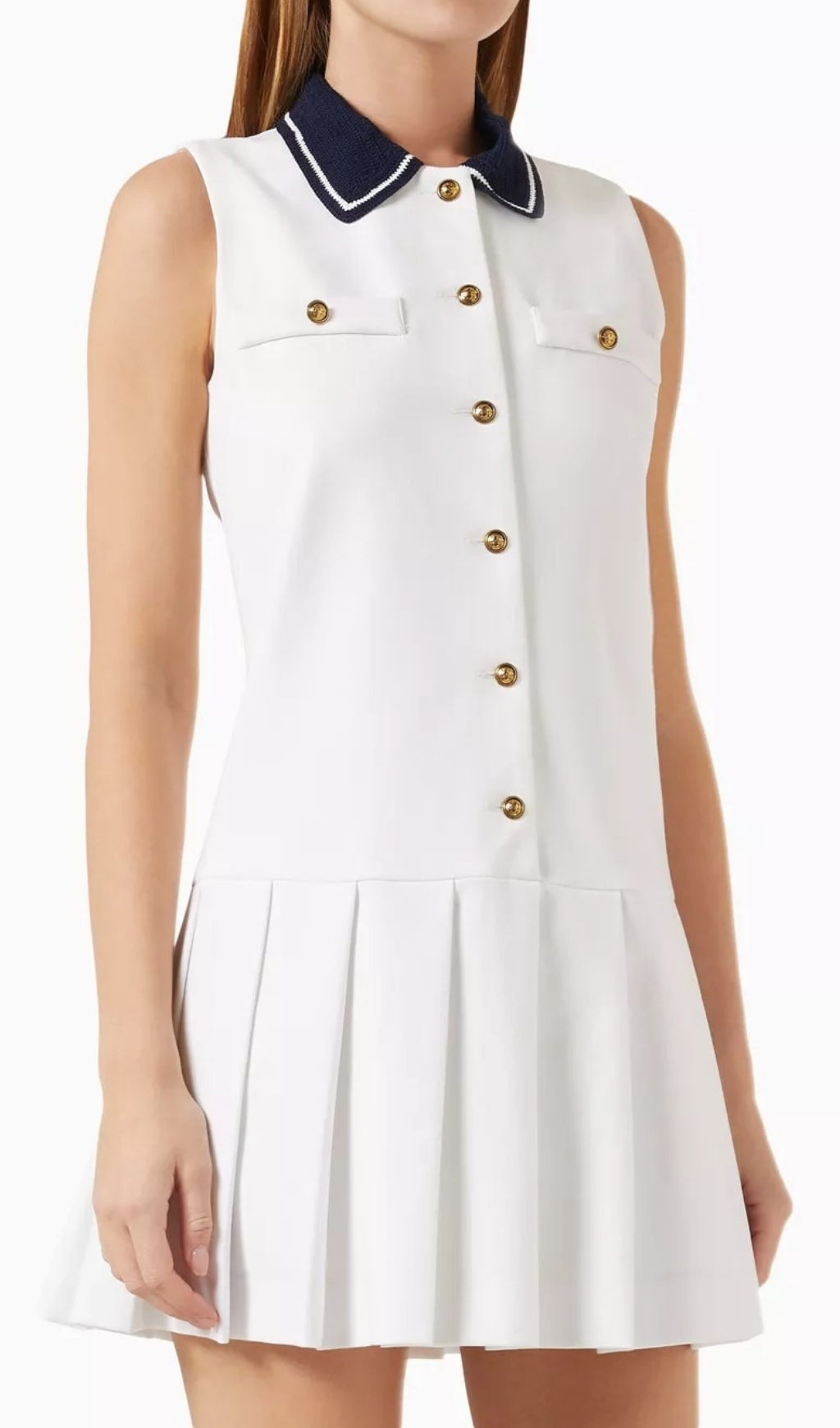 Fashionslee Women Contrast Collar Mini Dress