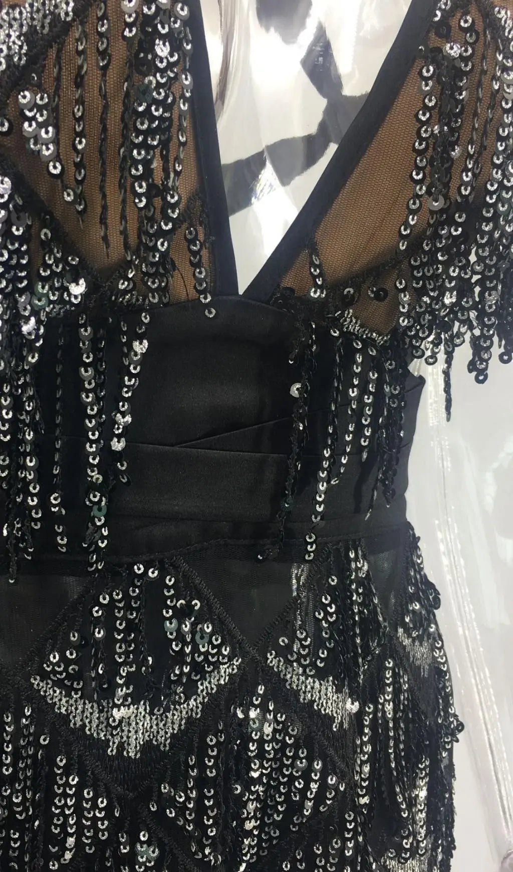 cdb39b01ee01858a77b6ae5d7f8bbc6a.jpeg Fashionslee Women Black Sequin Backless Mini Dress