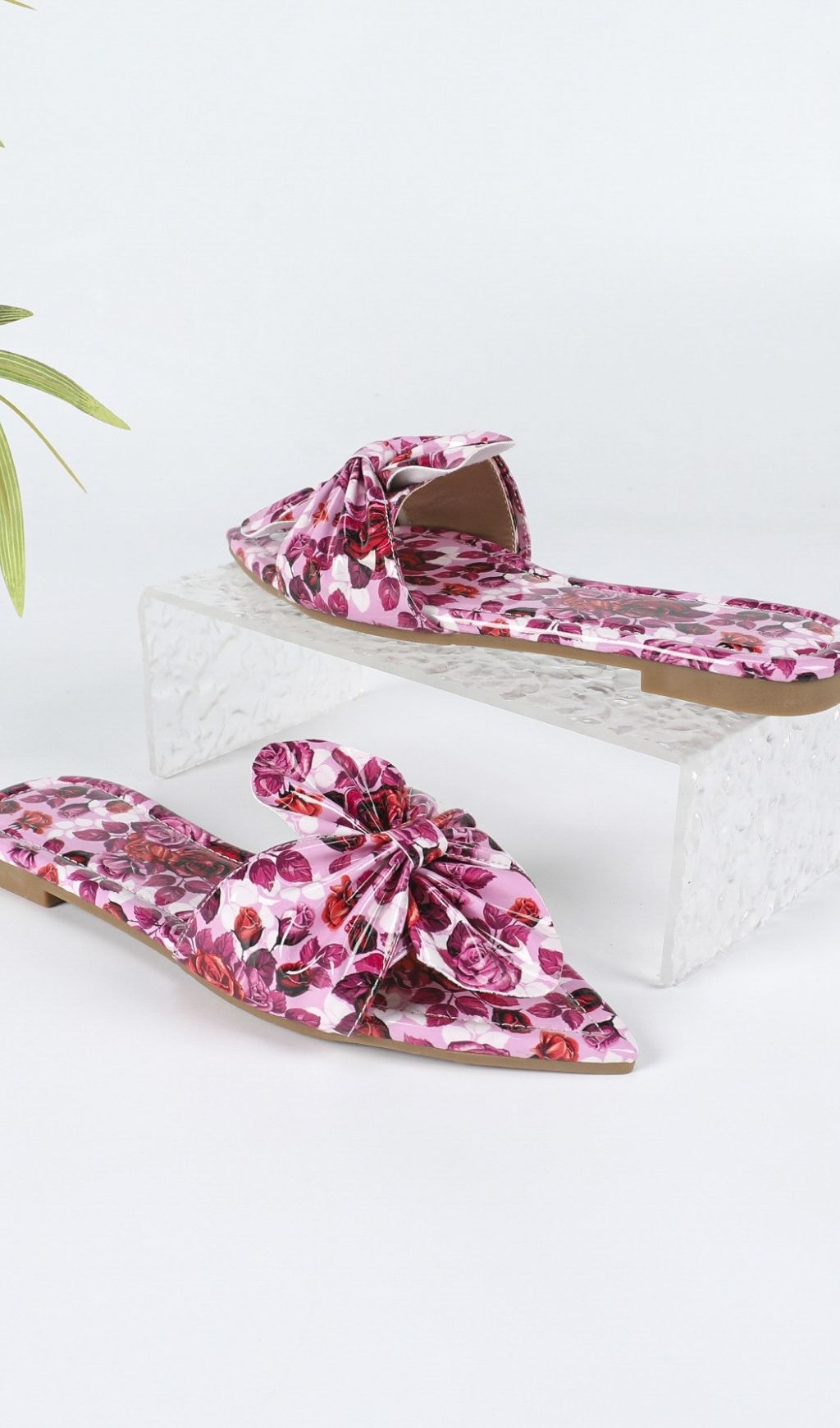 VINTAGE TRENDY RED BOW FLORAL SANDALS - OWNCI VINTAGE TRENDY RED BOW FLORAL SANDALS - OWNCI