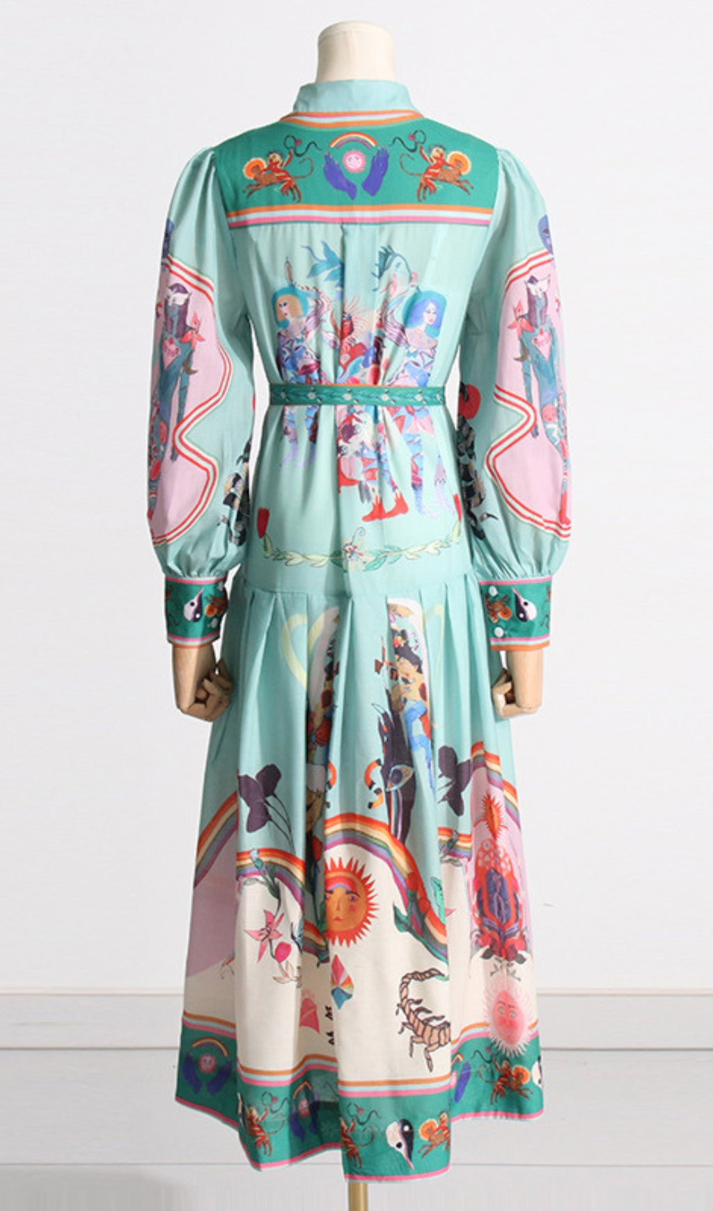 ce03c13d9da852e4ab01c4ed523b6661.jpeg Fashionslee Women Apollonia Belted Printed Shirt Dress