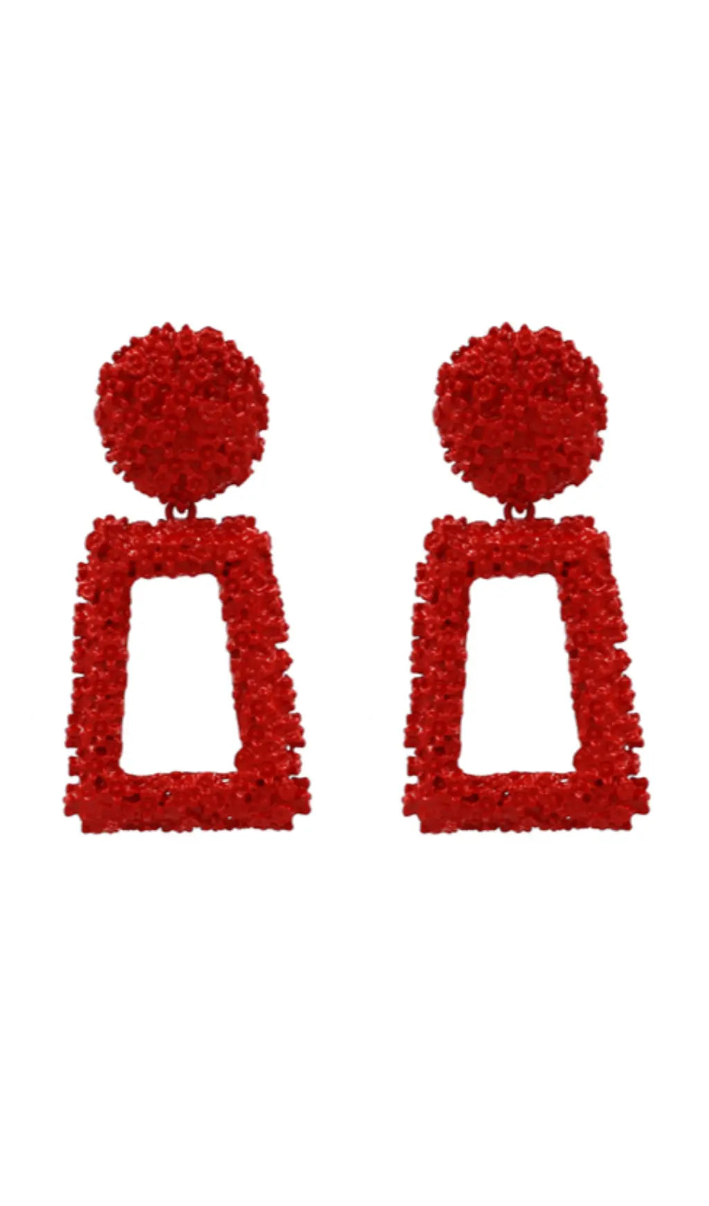 ce797edc037297ae21f60a5cfd557d11.jpeg Fashionslee Women Textured Door Knocker Plated Earrings