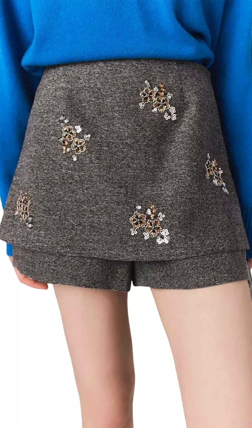 ce8bdc6e626e594ed7911a2903fe52f6.jpg Fashionslee Women Ipevron Herringbone Shorts