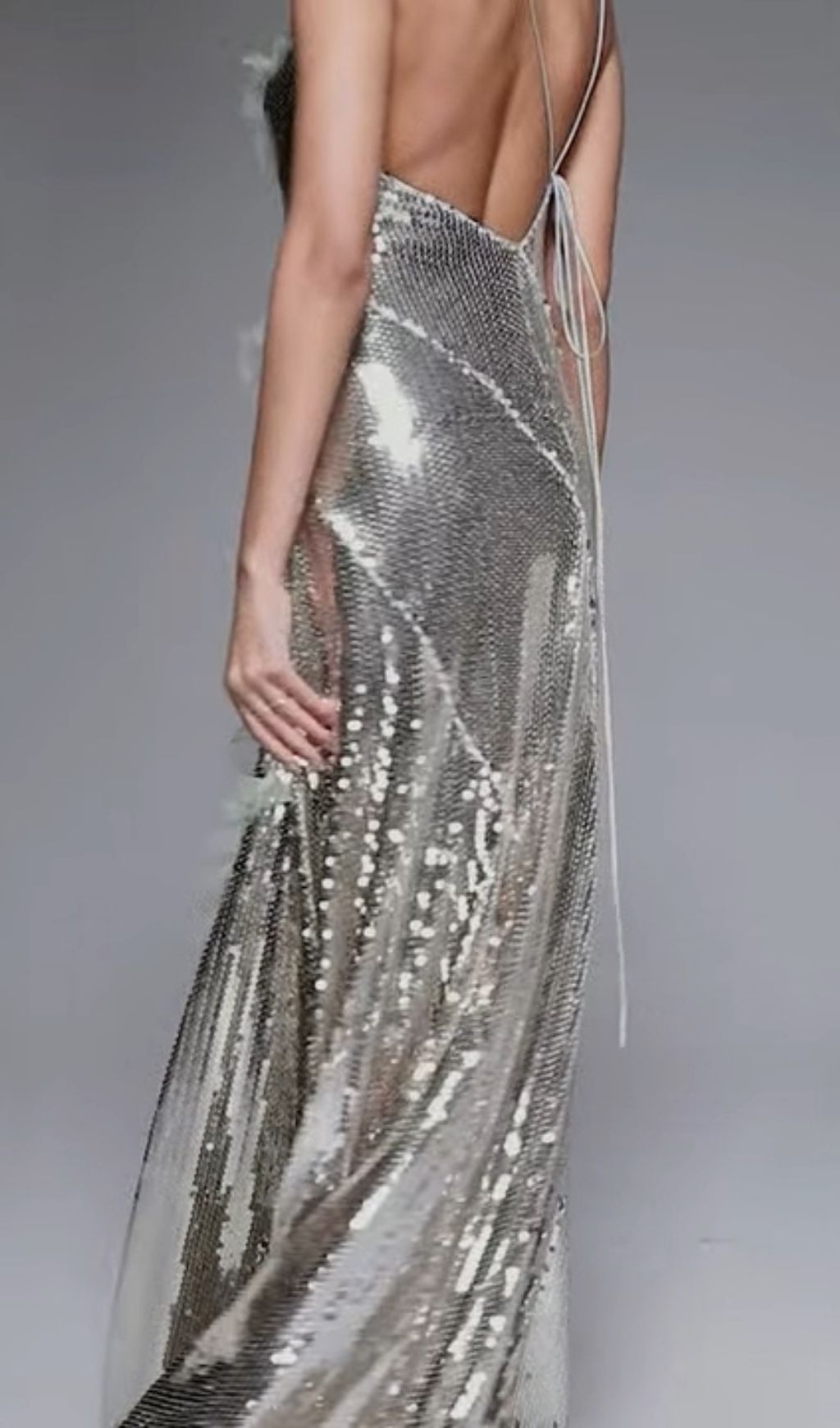 cefcad1a9912bfed0db78b119b9115d9.jpg Fashionslee Women Gust Halter Sequin Backless Maxi Dress