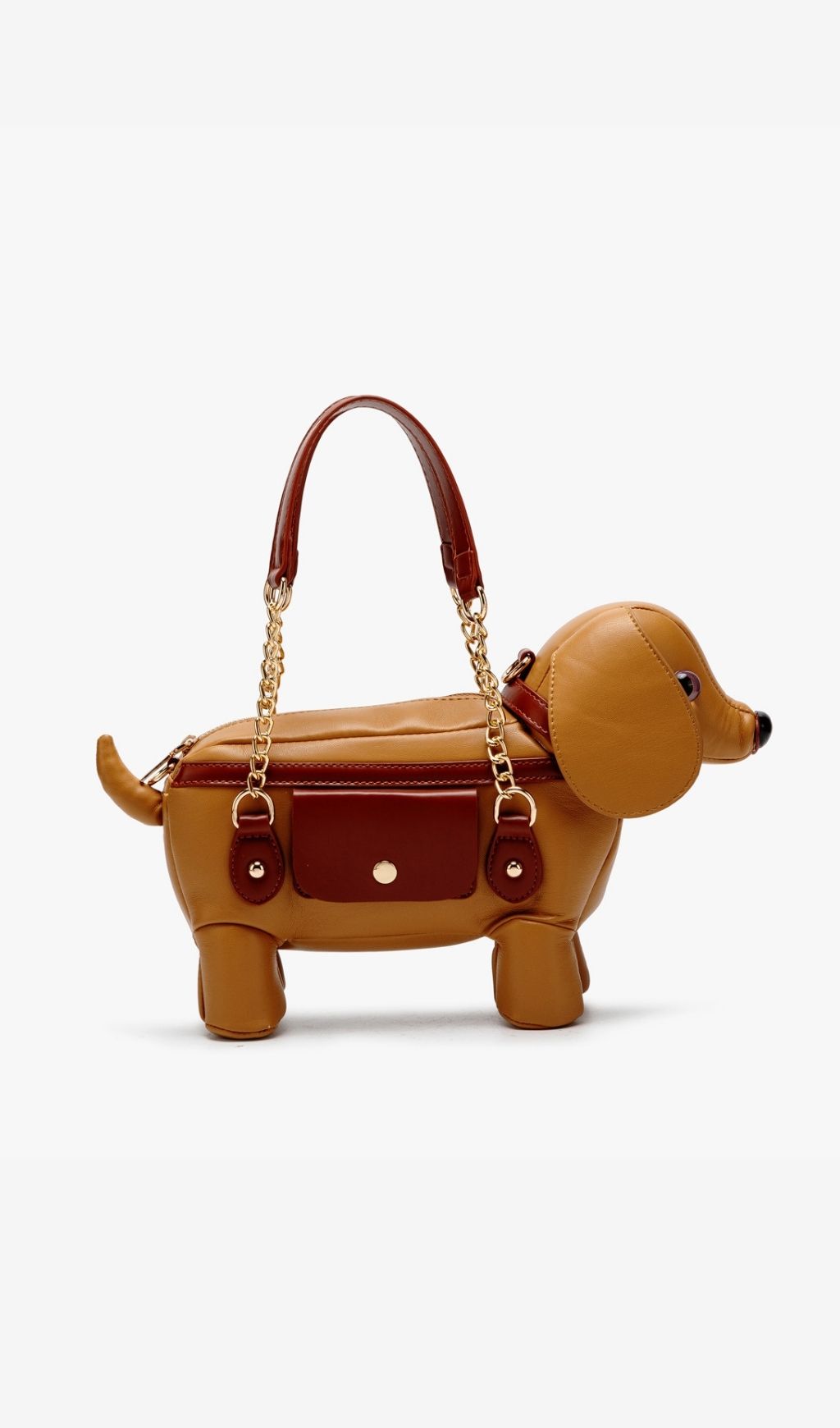cf5e4e3344934b6a7c5de322ee68cd13.jpg Fashionslee Women Khari Brown Dog-shaped Bag
