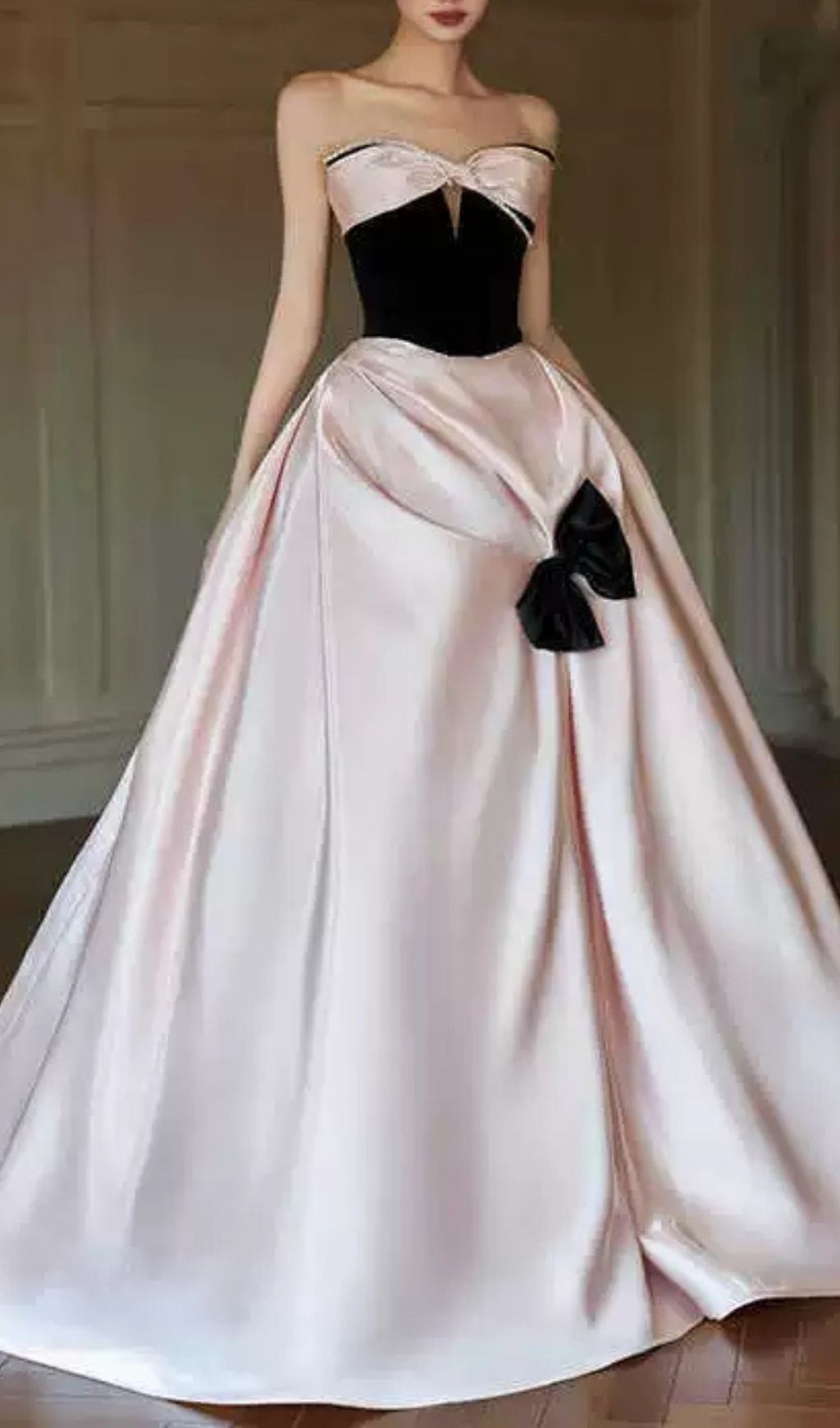 cf9d438aac237ae7d9b816984bece812.jpg Fashionslee Women Karisse Pink Strapless Bow Maxi Dress