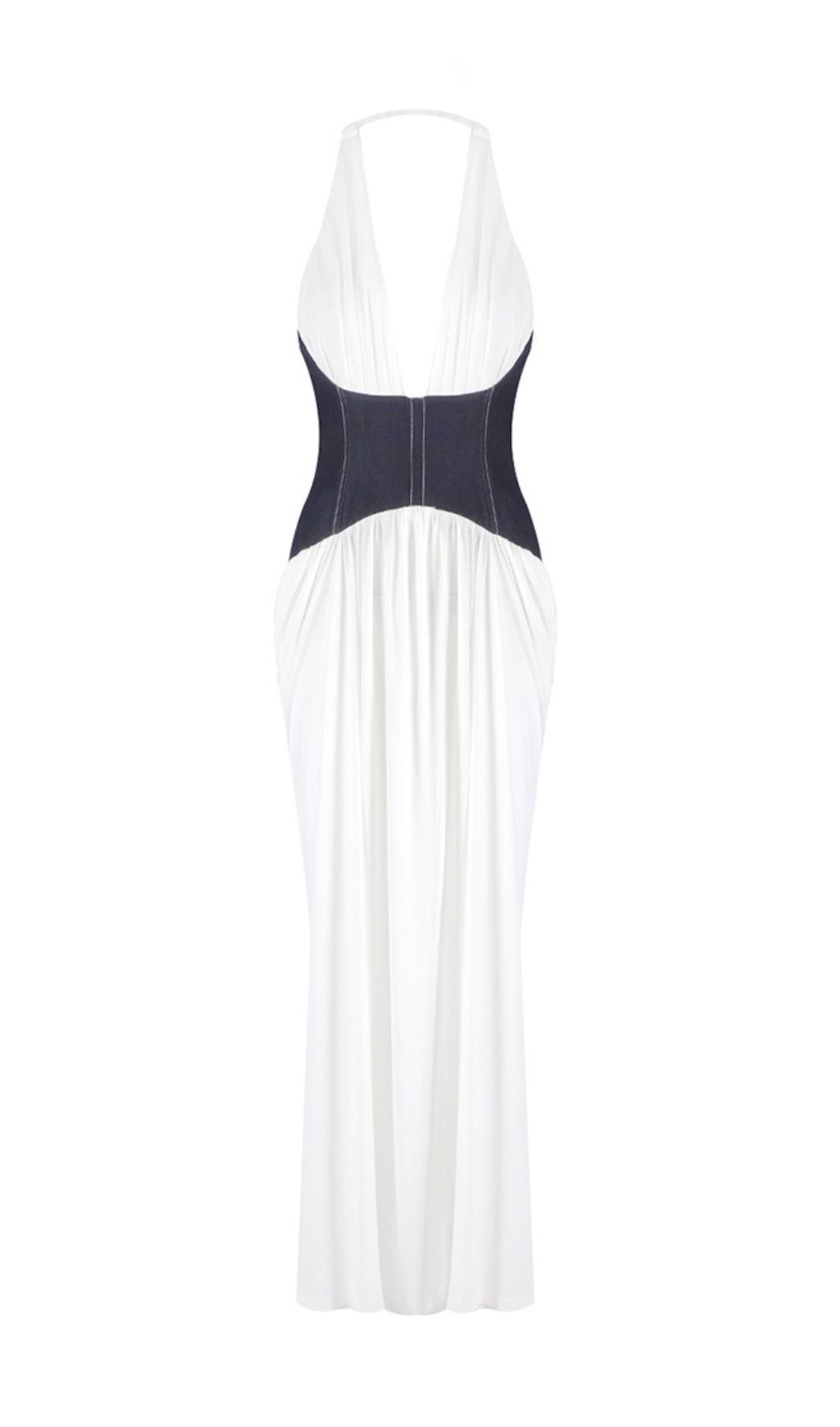 Fashionslee Women Emelda Halter Corset Maxi Dress