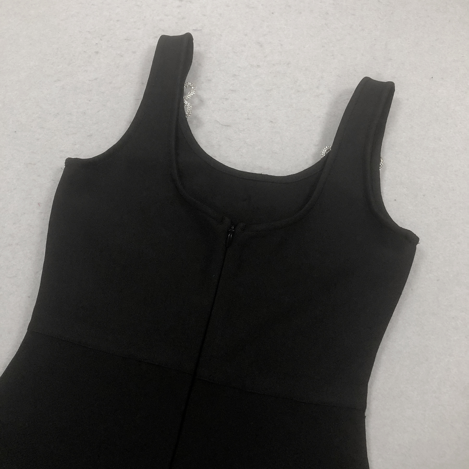 d0132af2a08cc297586a887dd8e1506d.jpg Fashionslee Women Hunt Black Strappy Flower Bandage Maxi Dress