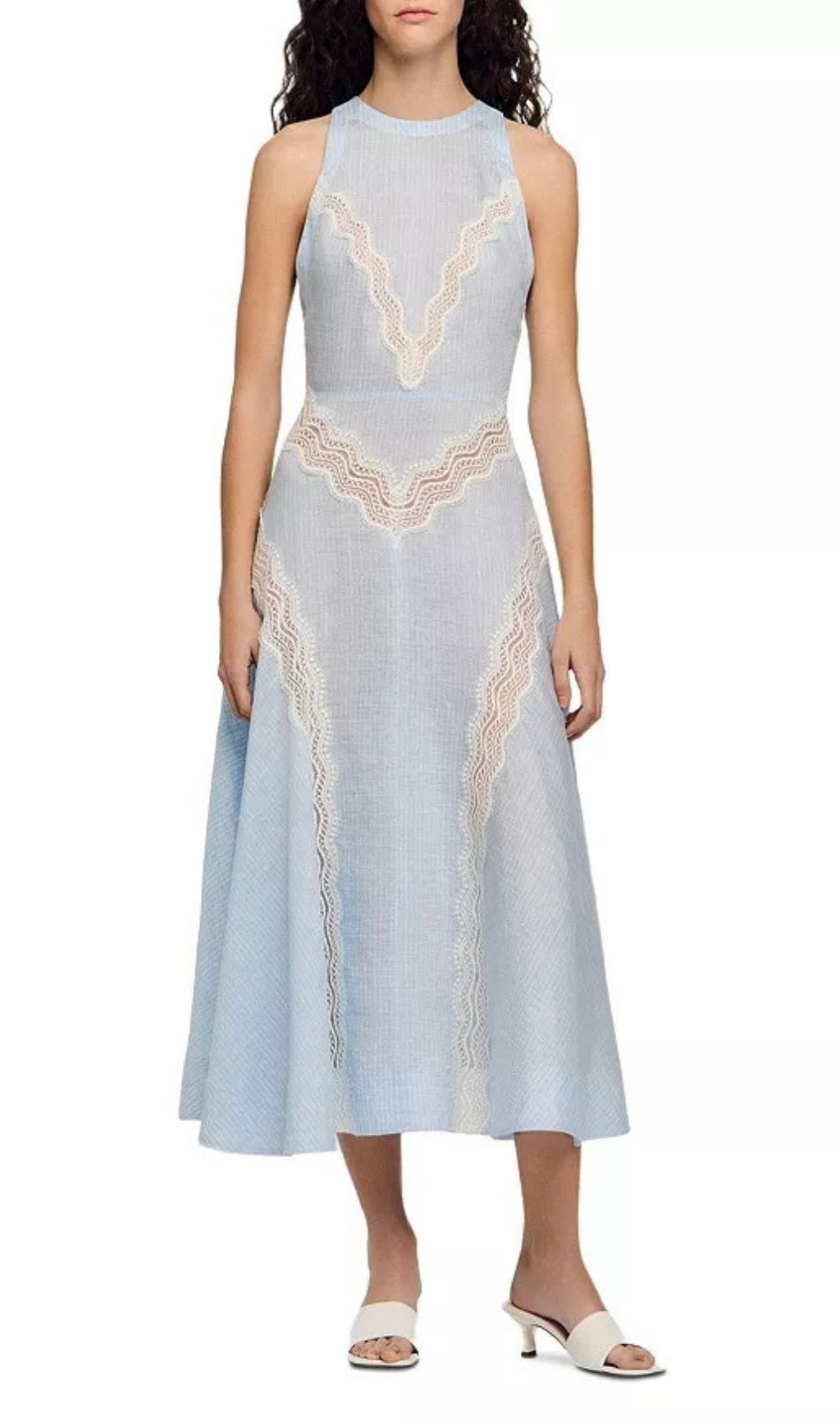 d049bb8872e0c2b566ac2fd666b3e8d2.jpg Fashionslee Women Nathalie Lace Trim Dress