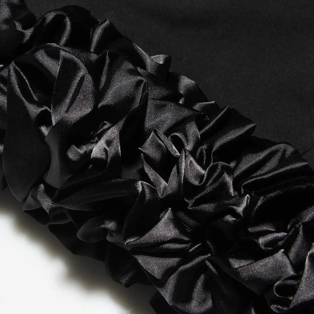 d05dcccaa9ef9d7b3eb4b879eb6d5c7d.jpeg Fashionslee Women Black Ruffle Hem Dress