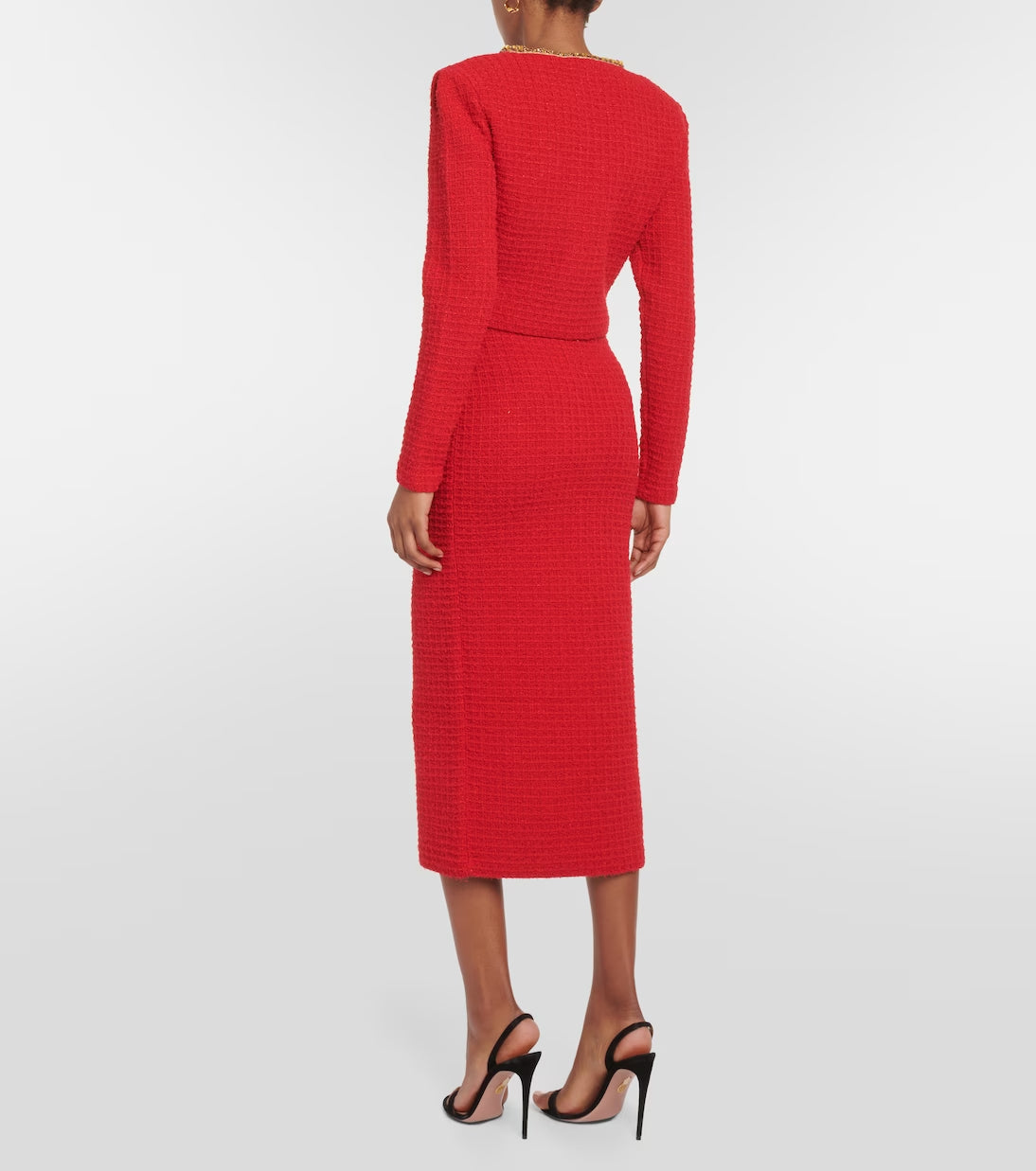d126247bec686adb6ed7b6213cca7b7d.jpeg Fashionslee Women Allura Red Knit V Neck Cardigan Set