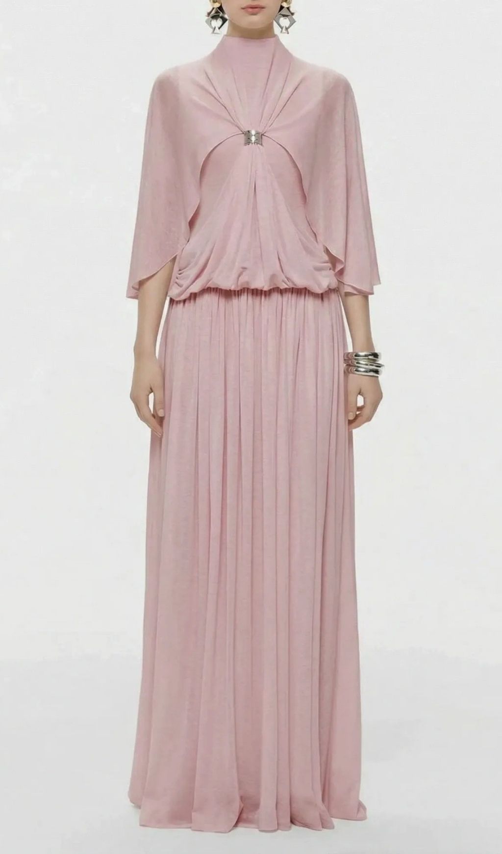 d13e20e669cb879c0242873a3b496de3.jpg Fashionslee Women Kierra Maxi Dress With Cape