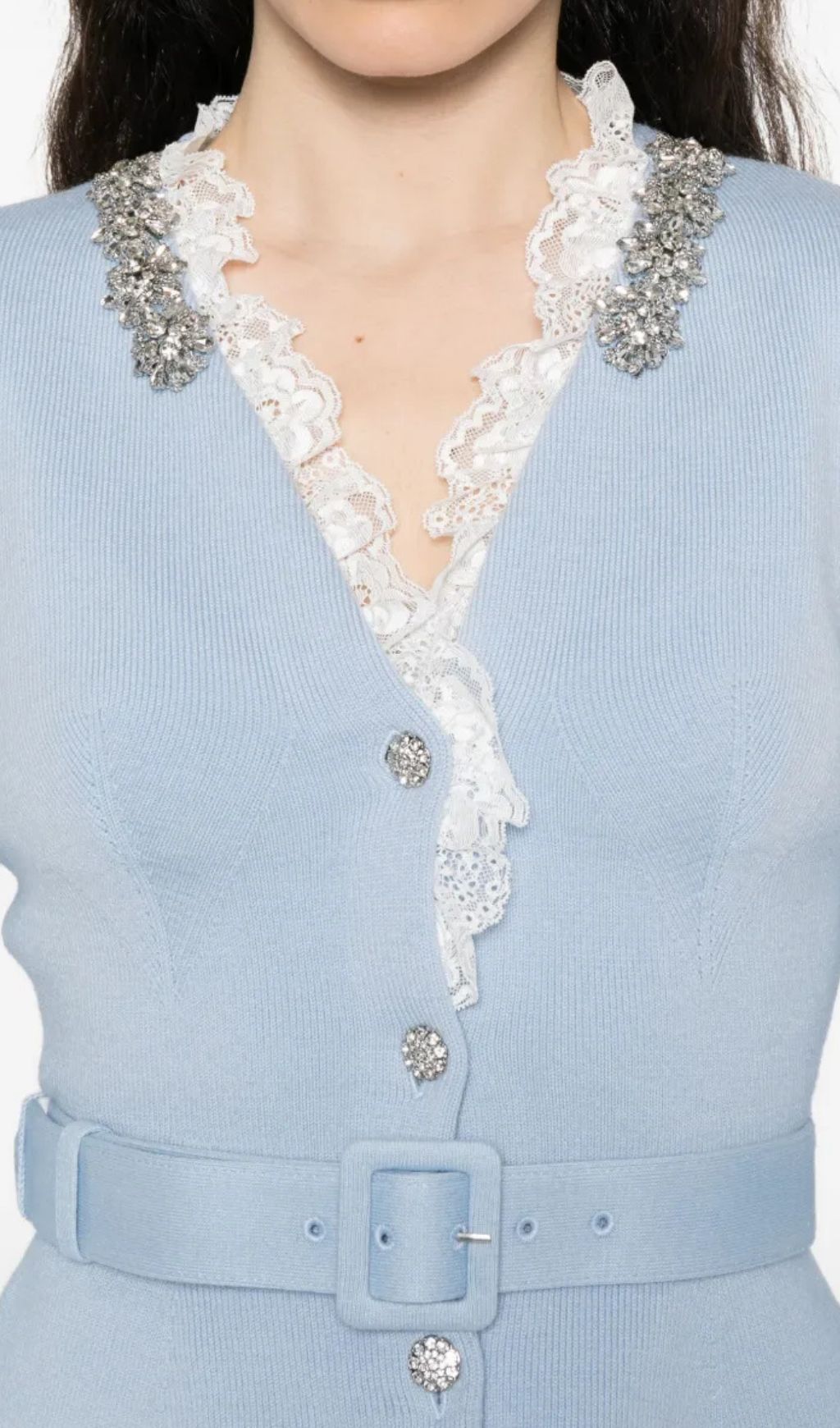 VINTAGE EMBELLISHED BELTED CARDIGAN - OWNCI VINTAGE EMBELLISHED BELTED CARDIGAN - OWNCI