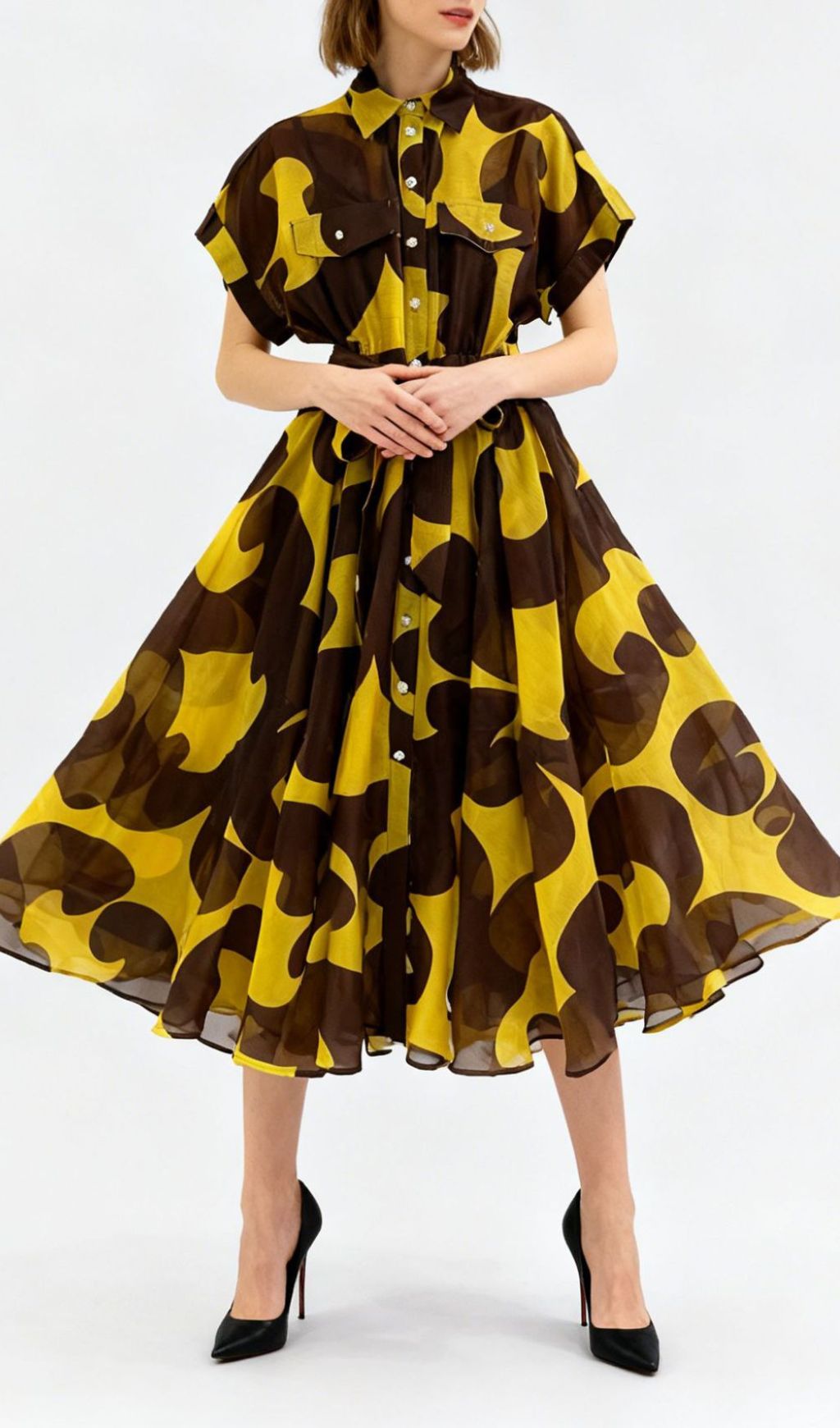 d2e636dd0cd6200f0228af340eb4766f.jpg Fashionslee Women Jeroen Printed Midi Dress