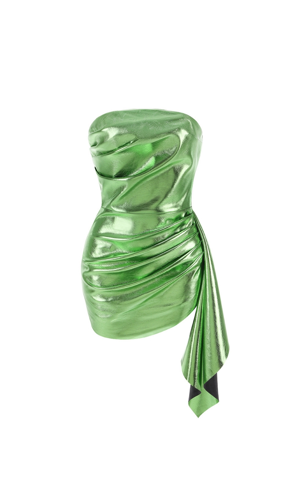 d39e46a505211db5bb5c8f61856b2894.jpg Fashionslee Women Even Green Strapless Mini Dress