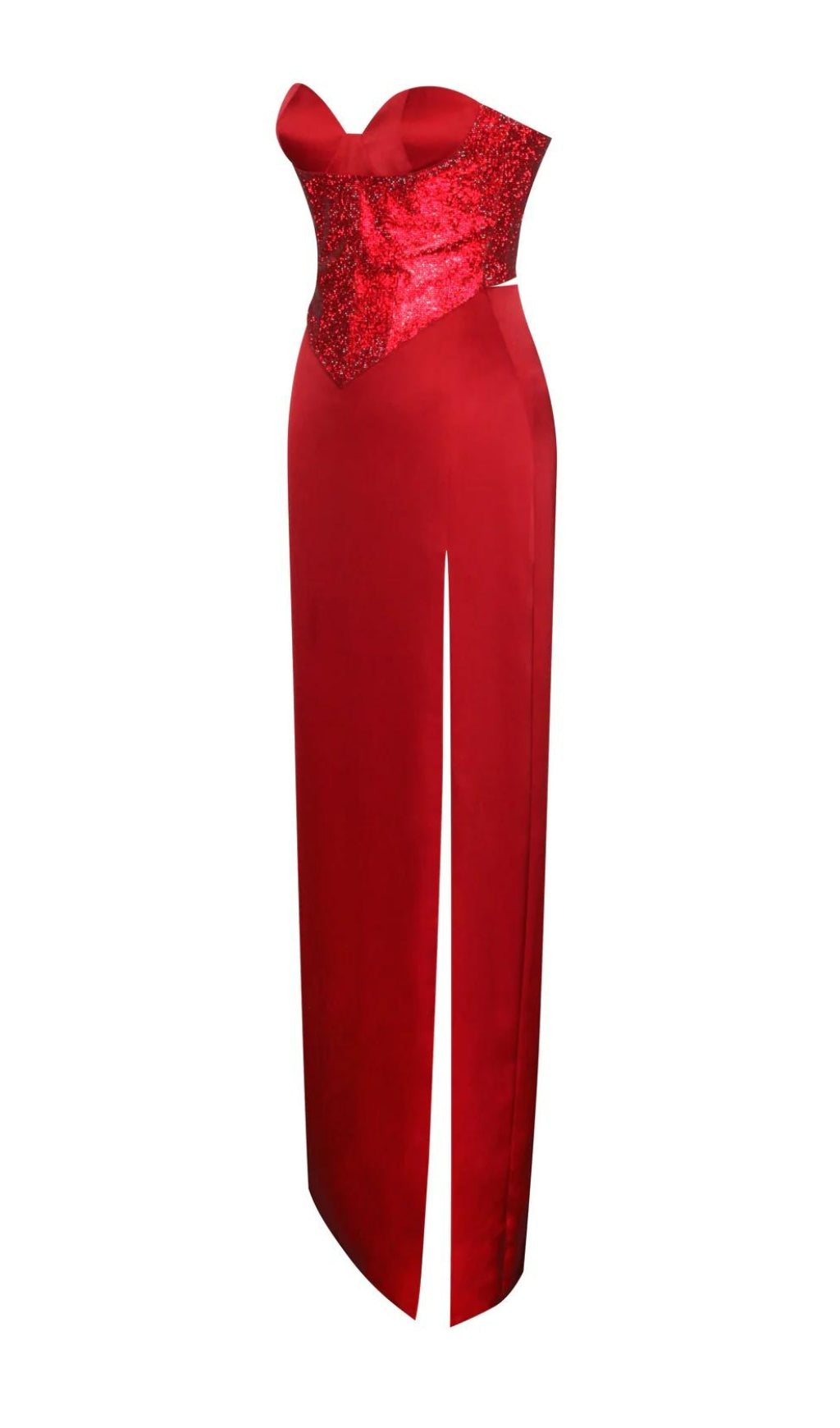 d3c9cdac44237ebd8418812e4780c49f.jpeg Fashionslee Women April Red Crystal Corset Gown