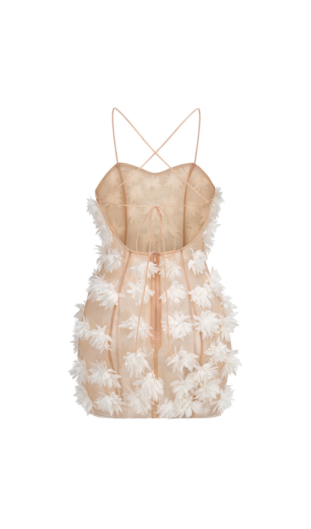 d3ce60a9179f89a69a976293f3160335.jpg Fashionslee Women Briseis Flower Embellished Mini Dress
