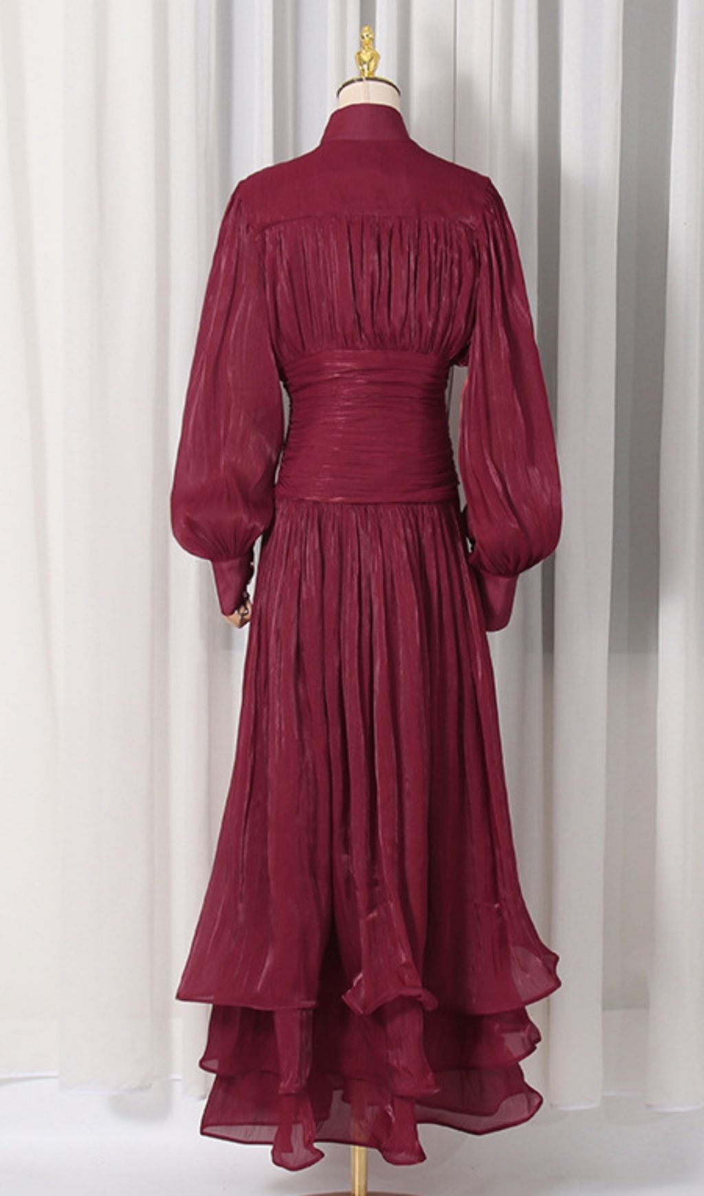 d42ddcb55ebb0e590a2cbb2970d0d96a.jpg Fashionslee Women Klarika Wine Long Sleeve Maxi Dress