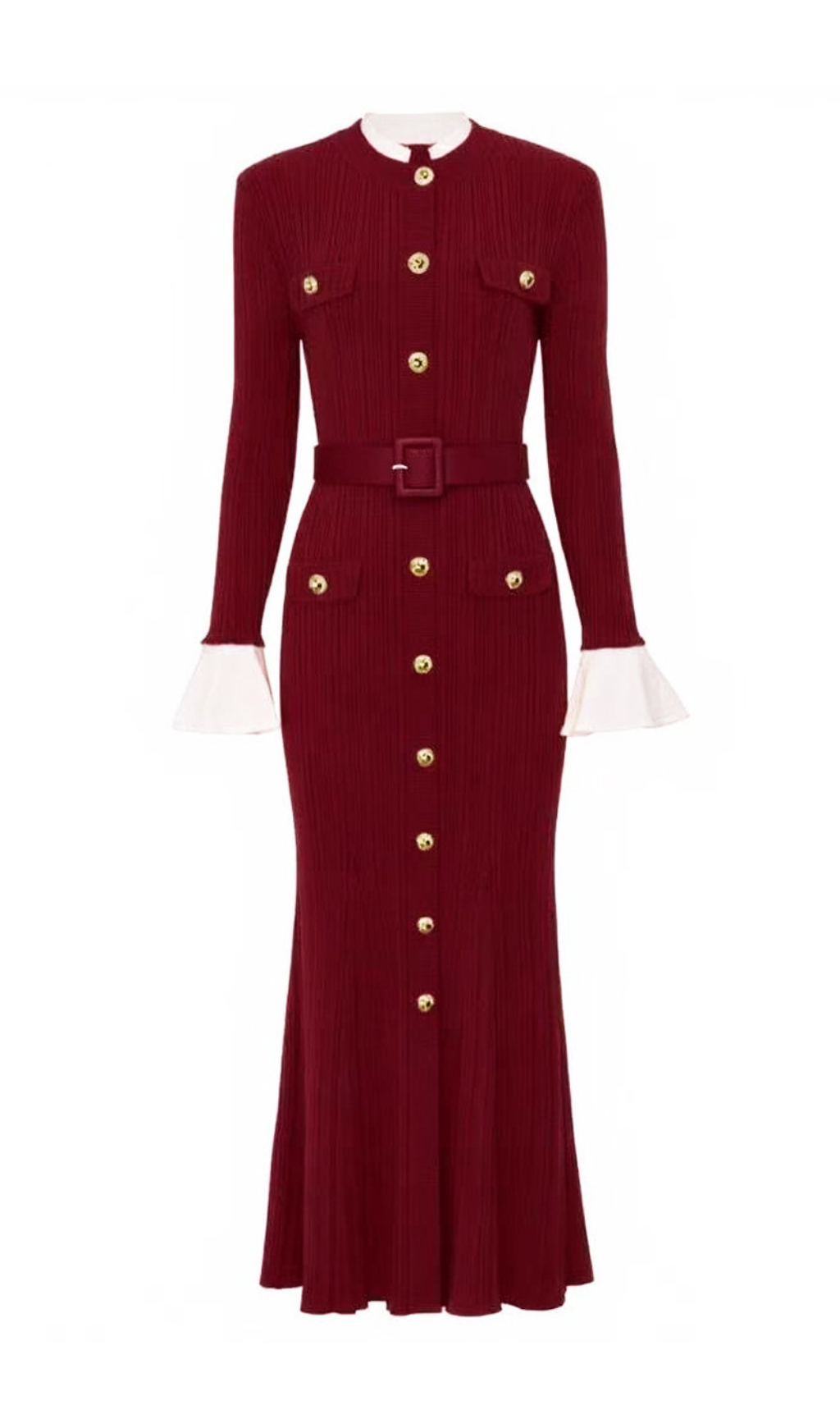 TRENDING HEATHER KNIT MIDI DRESS - OWNCI TRENDING HEATHER KNIT MIDI DRESS - OWNCI