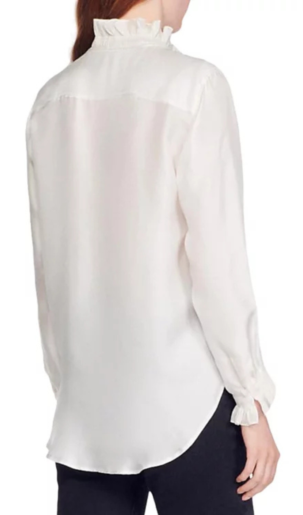 d4bc396c559d88a39fb49564416c102e.jpg Fashionslee Women Haby Ruffled Trim Shirt