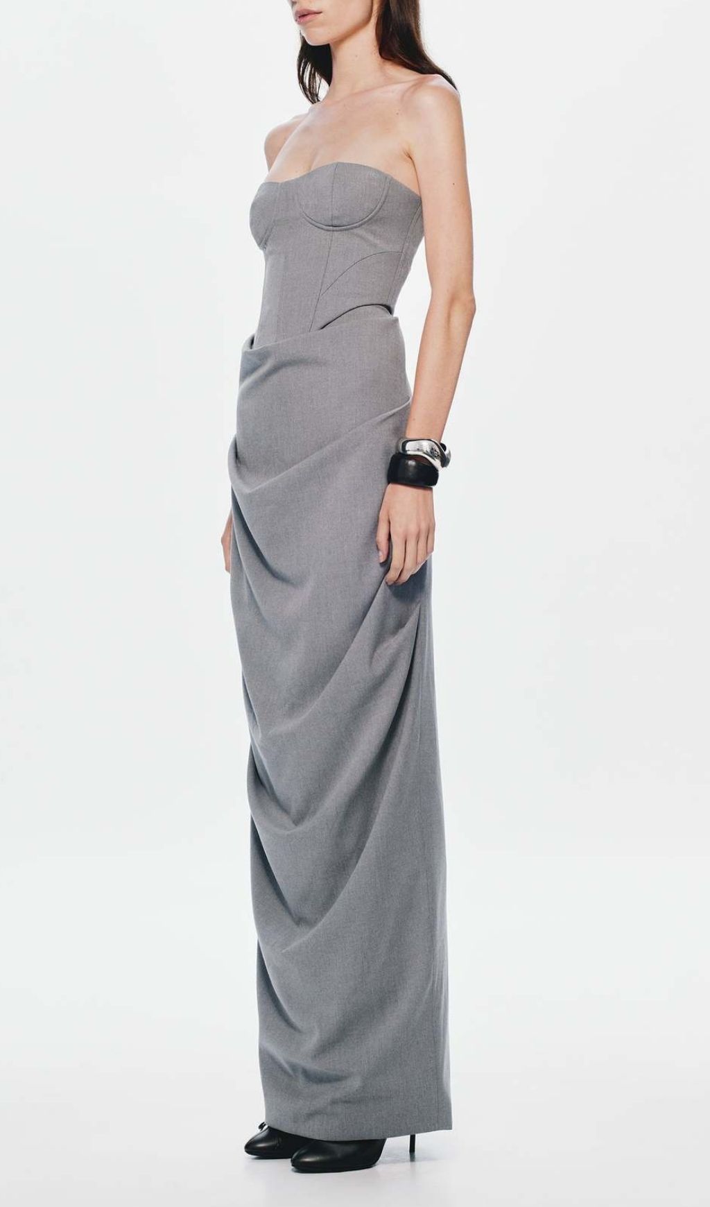 d4e7b1b38491a9180d17ee8b6ac27443.jpg Fashionslee Women Kalle Grey Corset Top & Maxi Skirt Set