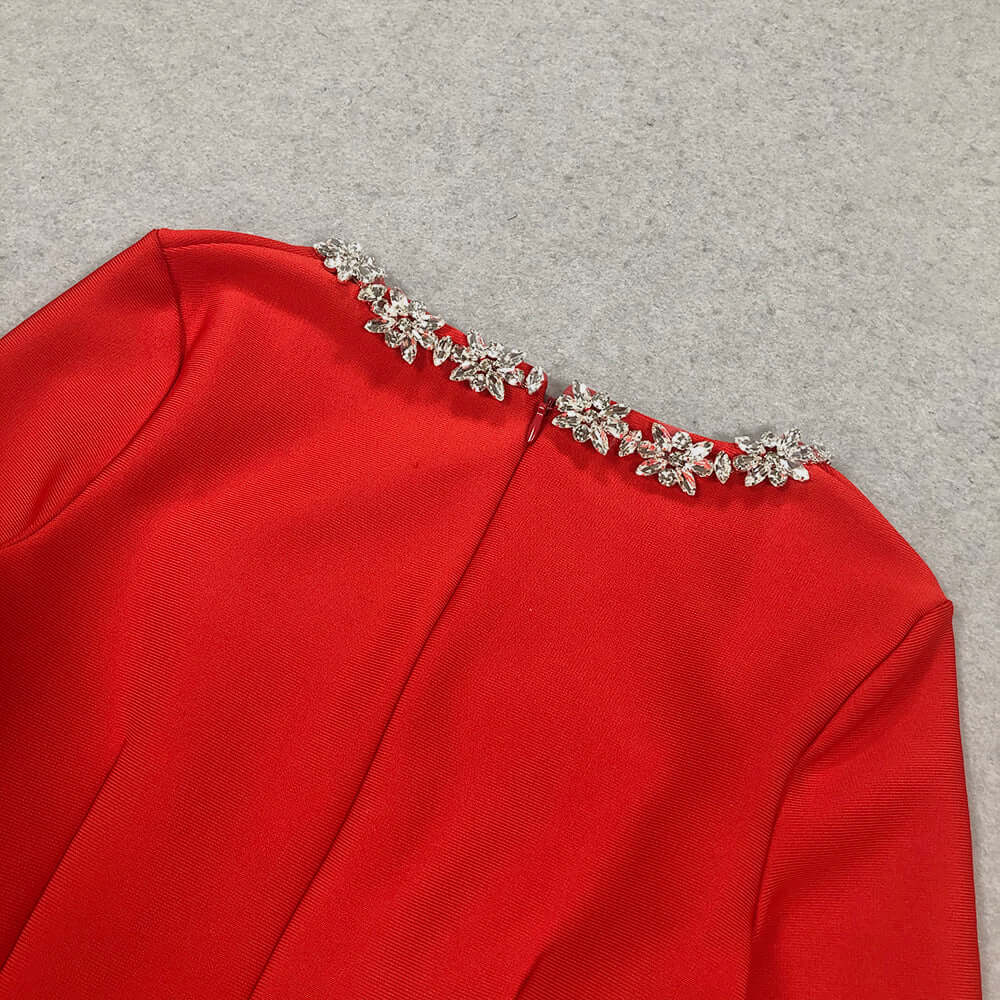 d5661f0bb392f3c7302c8807d2b6241c.jpeg Fashionslee Women Aramoana Red Crystal Decor Mini Dress