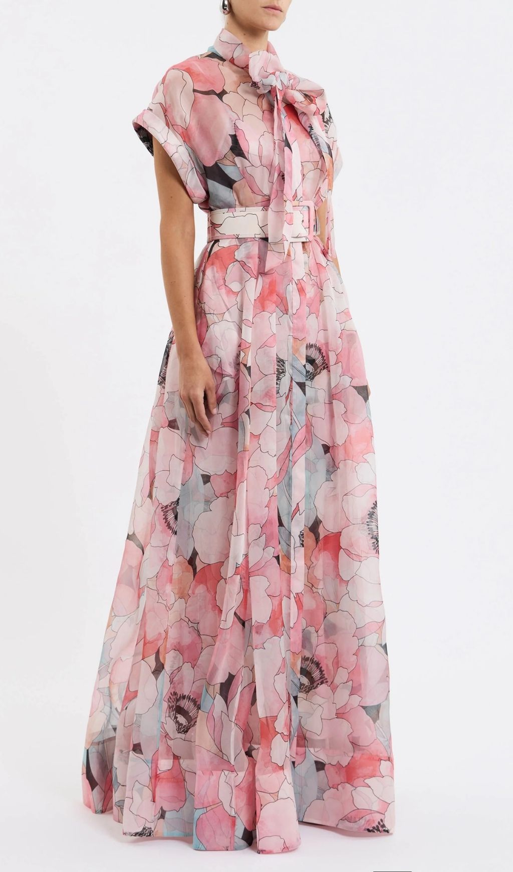 d5d6db6c8525c64831fffb0f05c09443.jpg Fashionslee Women Eudoxia Pink Printed Maxi Dress