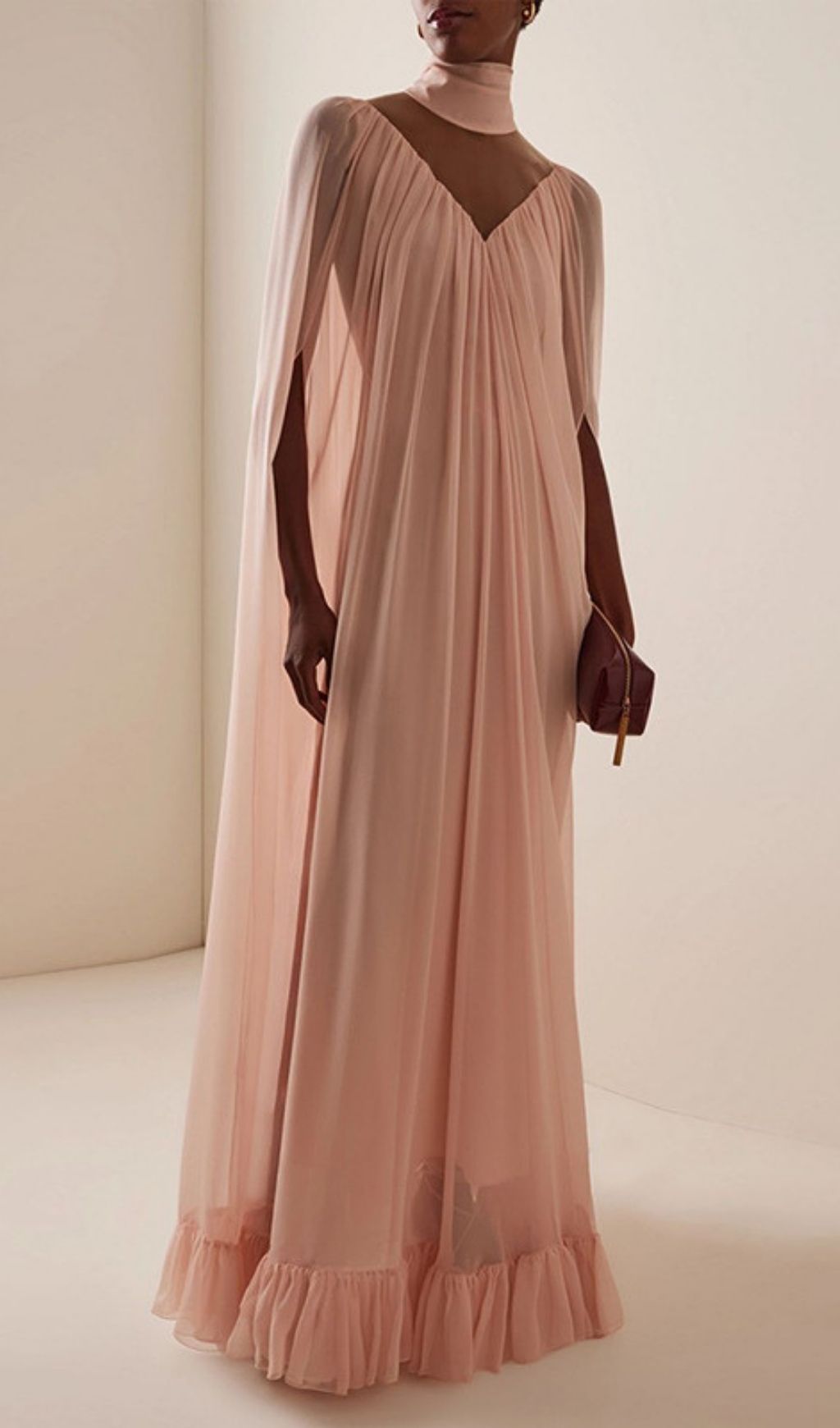 Fashionslee Women Klynn Pink Halter Maxi Dress