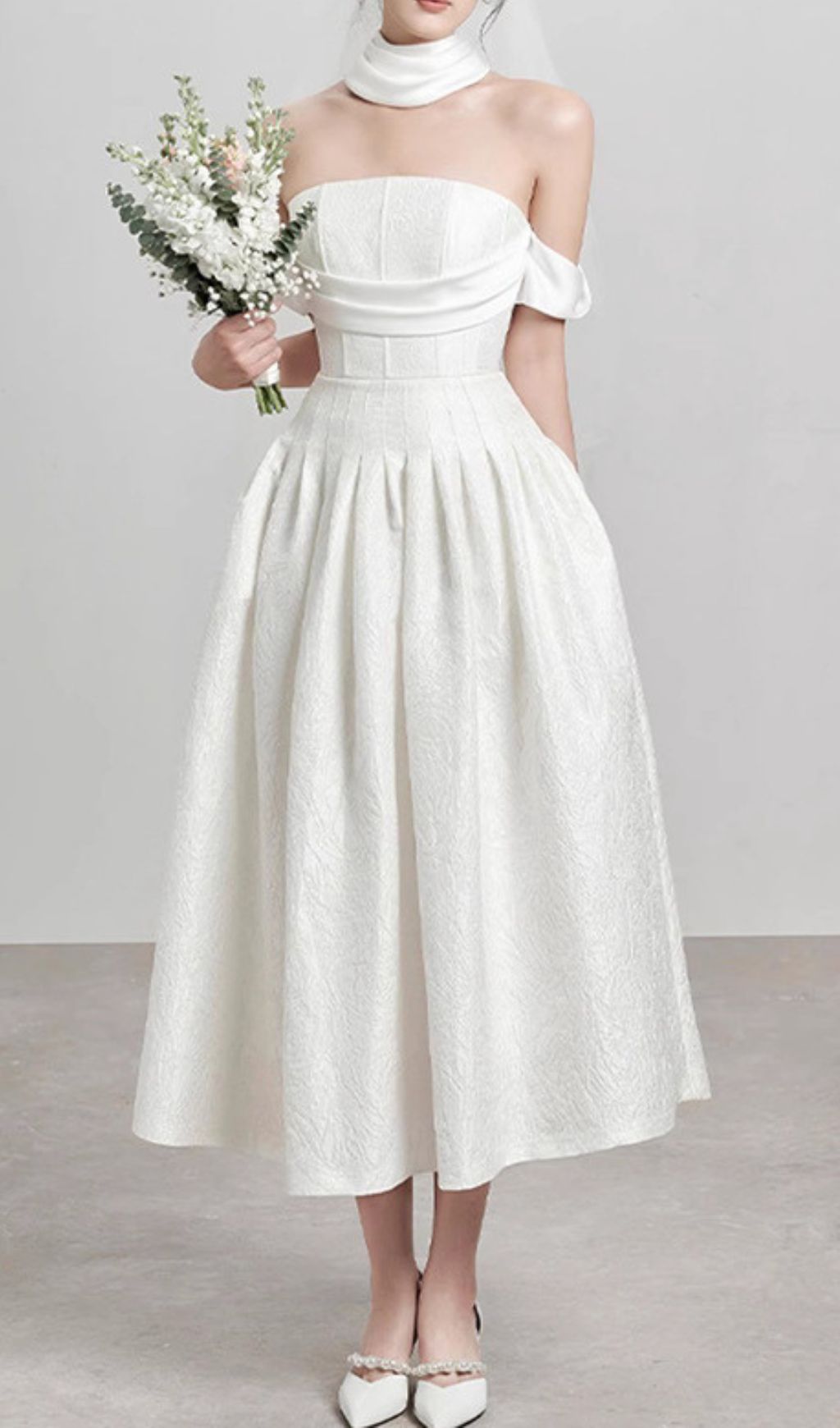 d6920e046b6a03fdb42c0ec243b3a61e.jpg Fashionslee Women Jela White Corset Midi Dress