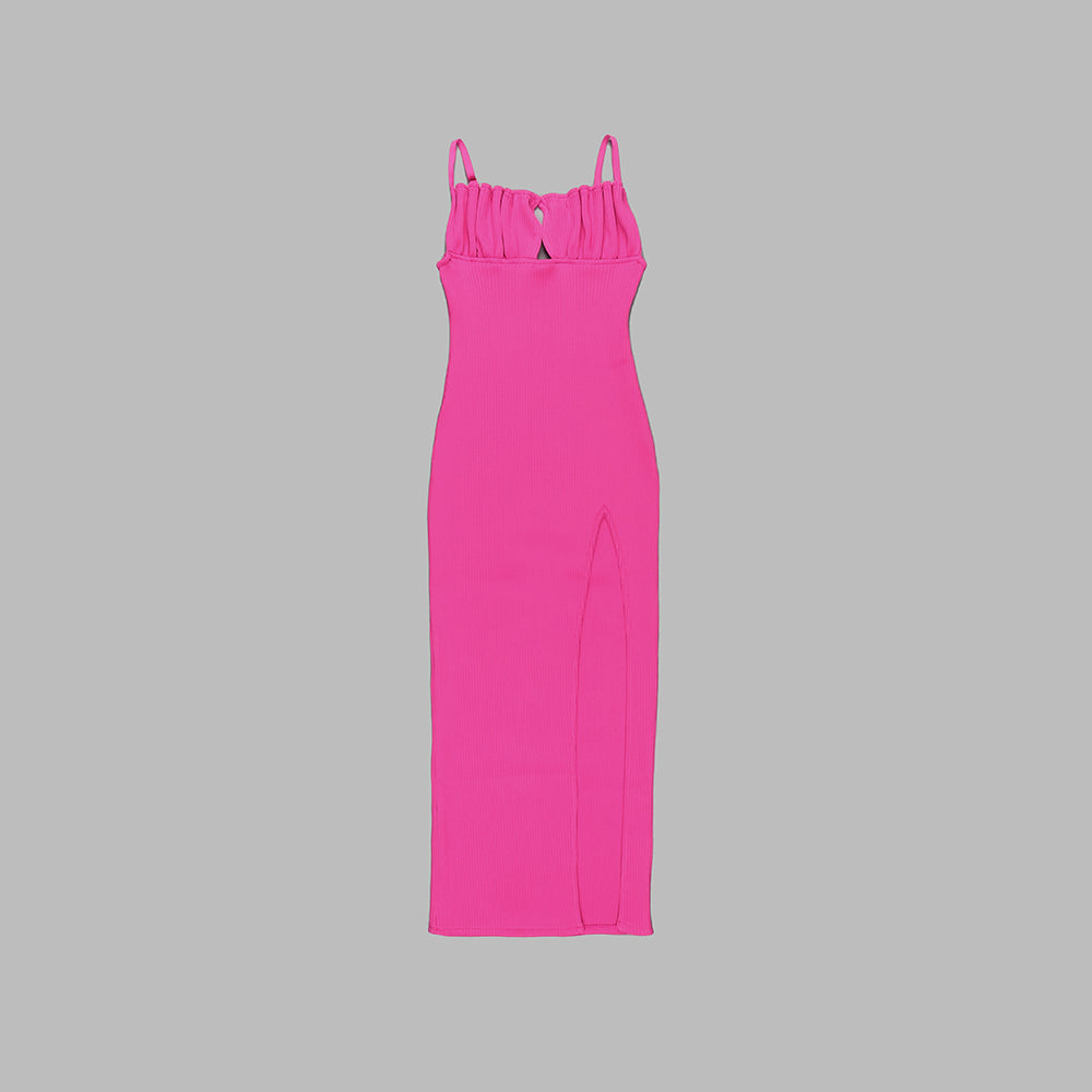 d71621e39162c3d1a41c2b424b15e3f4.jpeg Fashionslee Women Knit Dress Without Slit And Seashells Breast Pink