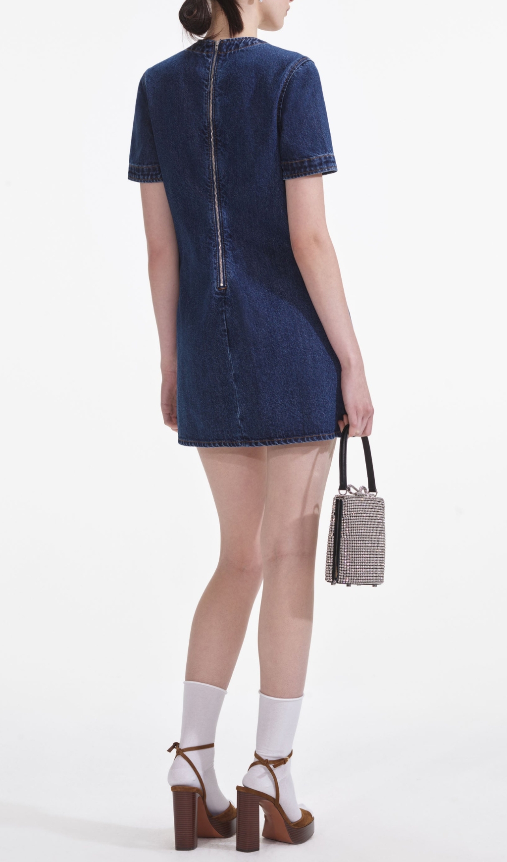 d74c183df89bf96ab288e1875a30173c.jpg Fashionslee Women Denim Bow Mini Dress