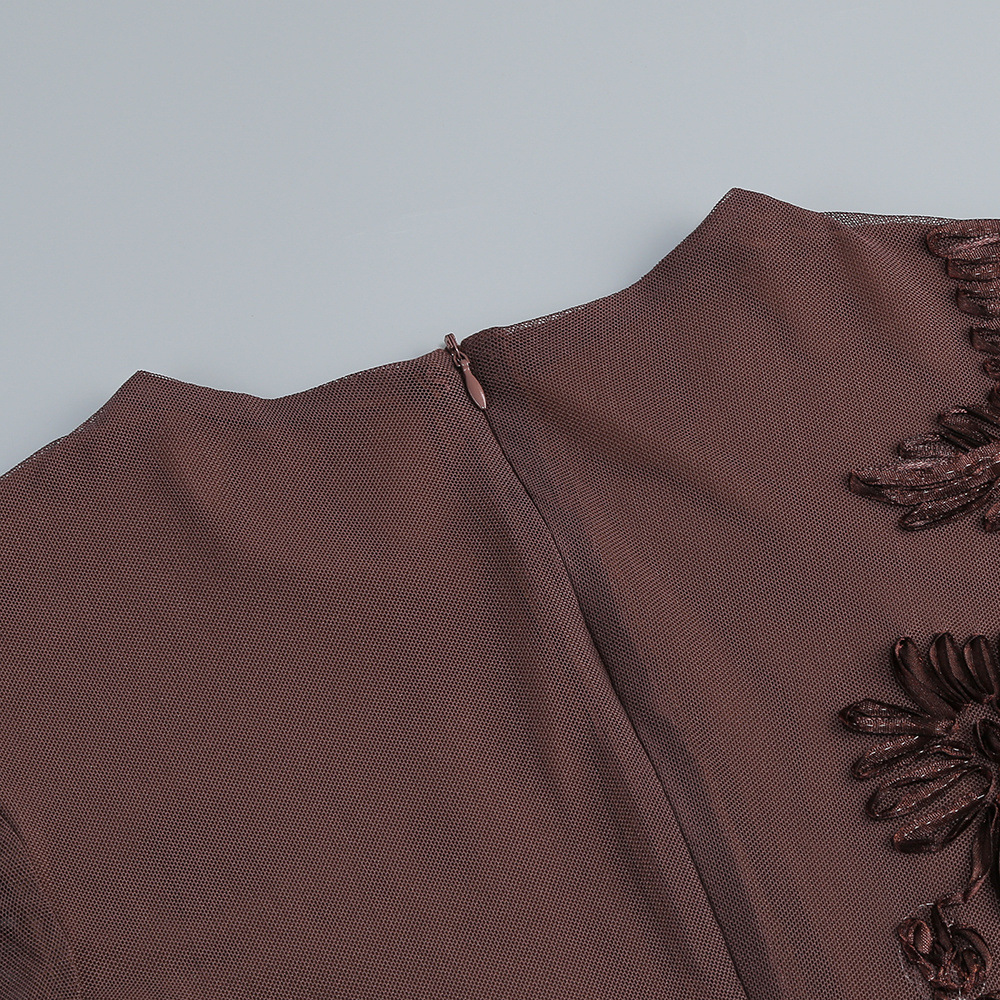 VINTAGE COFFEE FLOWER MINI DRESS – TRENDING - OWNCI VINTAGE COFFEE FLOWER MINI DRESS – TRENDING - OWNCI