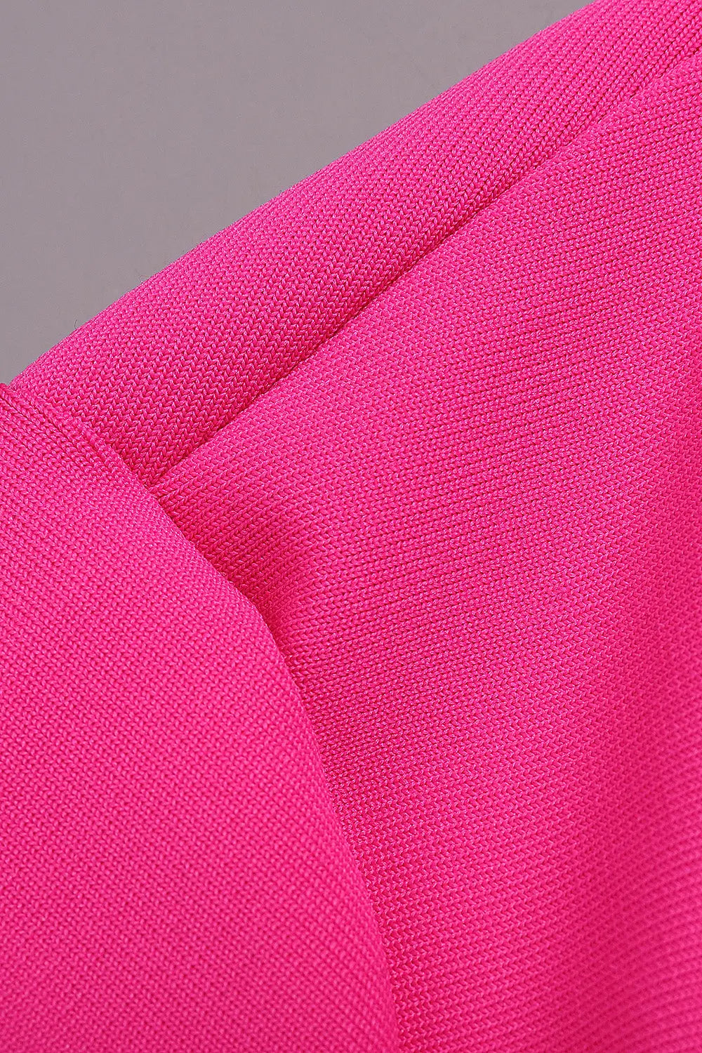 Fashionslee Women Long Sleeve Hollow Out Mini Bandage Dress In Pink