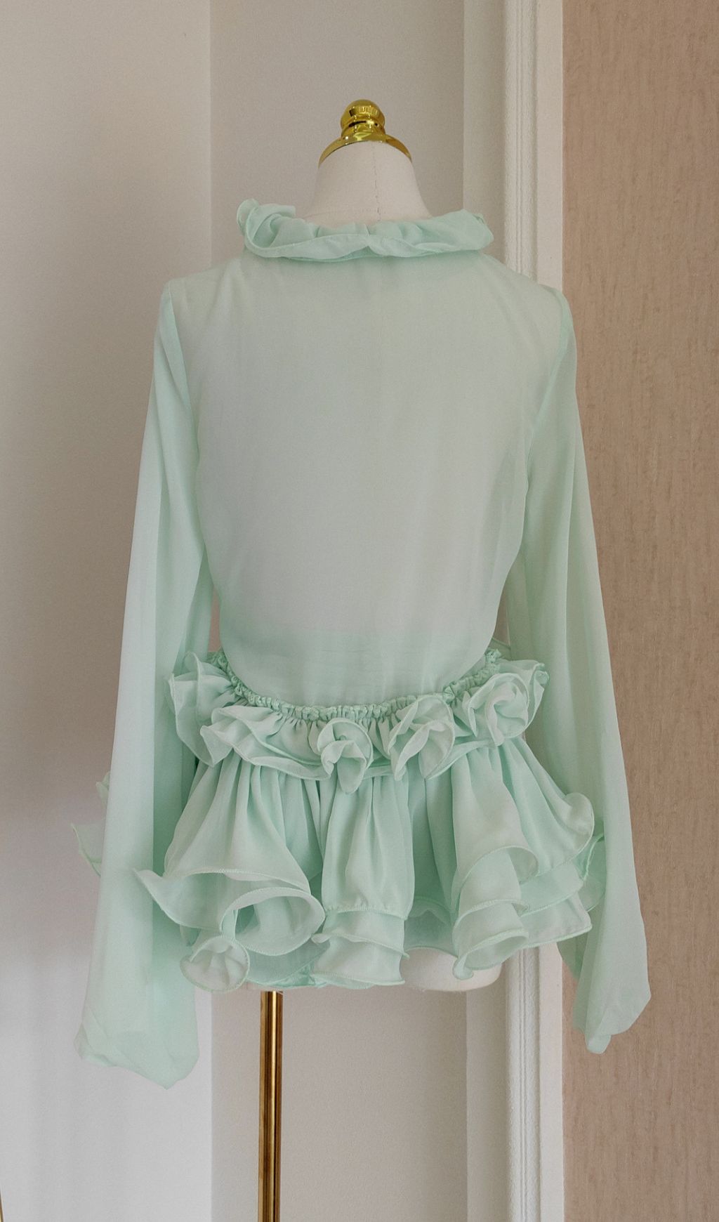 d9272968566c5d0ac4683bb80e2300de.jpg Fashionslee Women Fayola Green Ruffle Two-Piece Set
