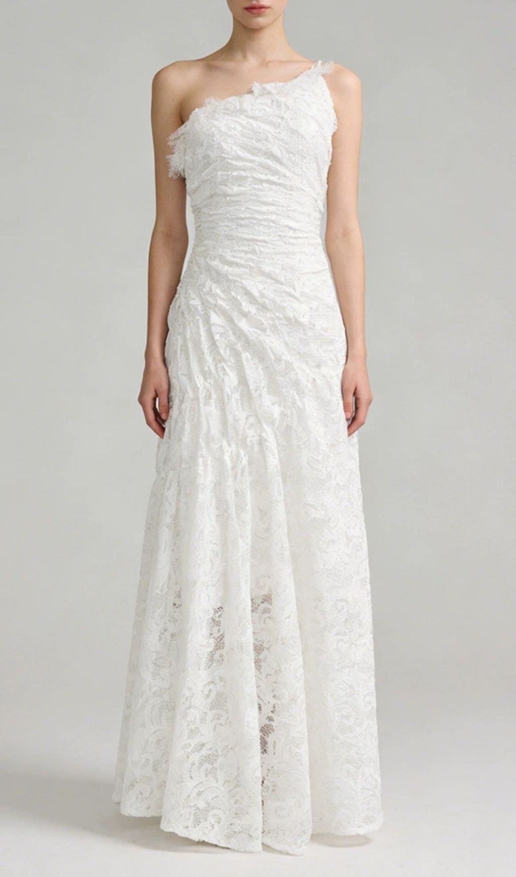 Fashionslee Women Kory White Lace Maxi Dress