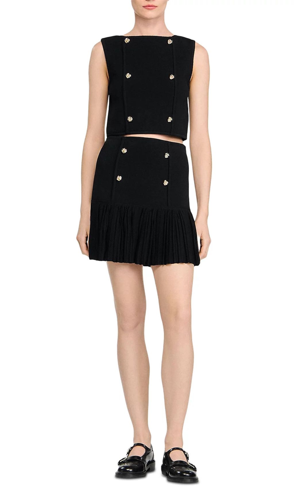 da5854d75dbe1cf608d0088b847b930e.jpg Fashionslee Women Double Breasted Ruffle Mini Skirt